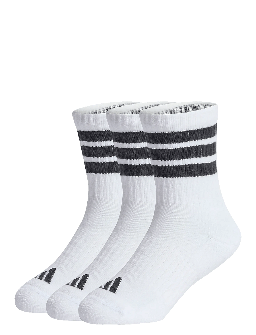 adidas Sportswear - 3S KD C CRW 3P - strümpfe - white/black/black - 0