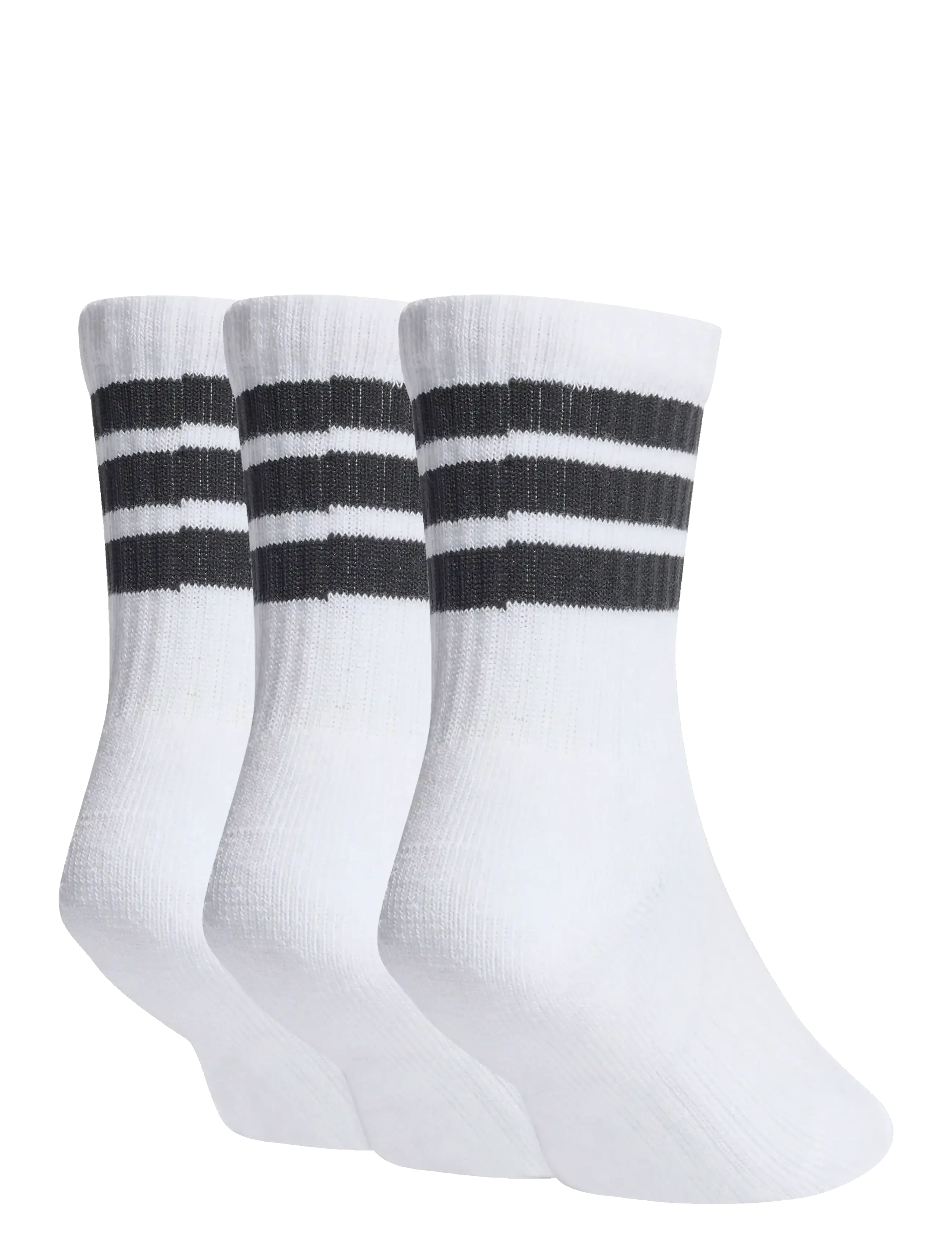 adidas Sportswear - 3S KD C CRW 3P - strümpfe - white/black/black - 1