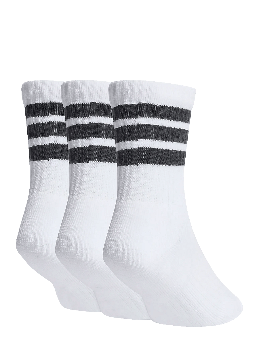 adidas Sportswear - 3S KD C CRW 3P - strümpfe - white/black/black - 1