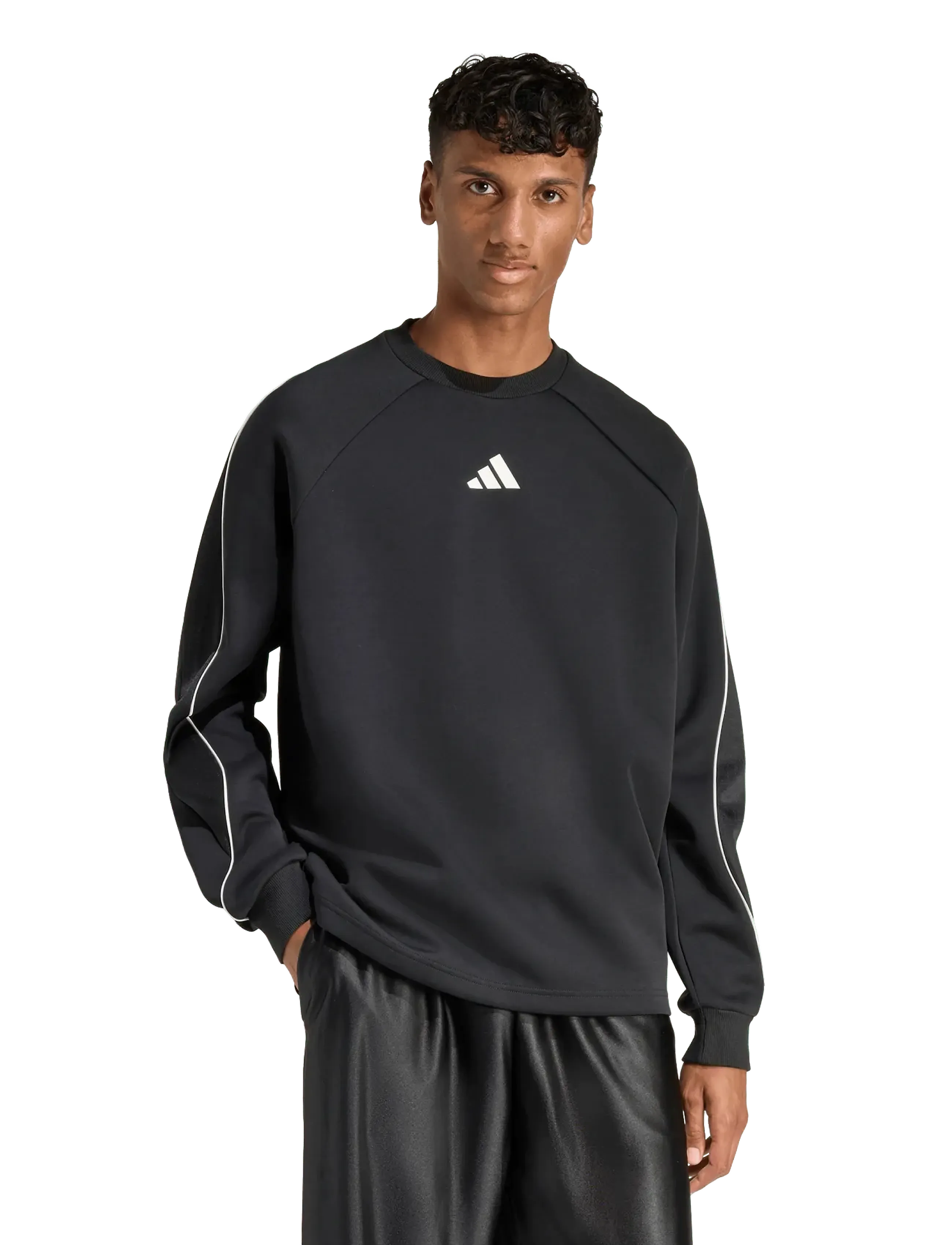 adidas Sportswear - M STADIUM CRW - oberteile - black/owhite - 2