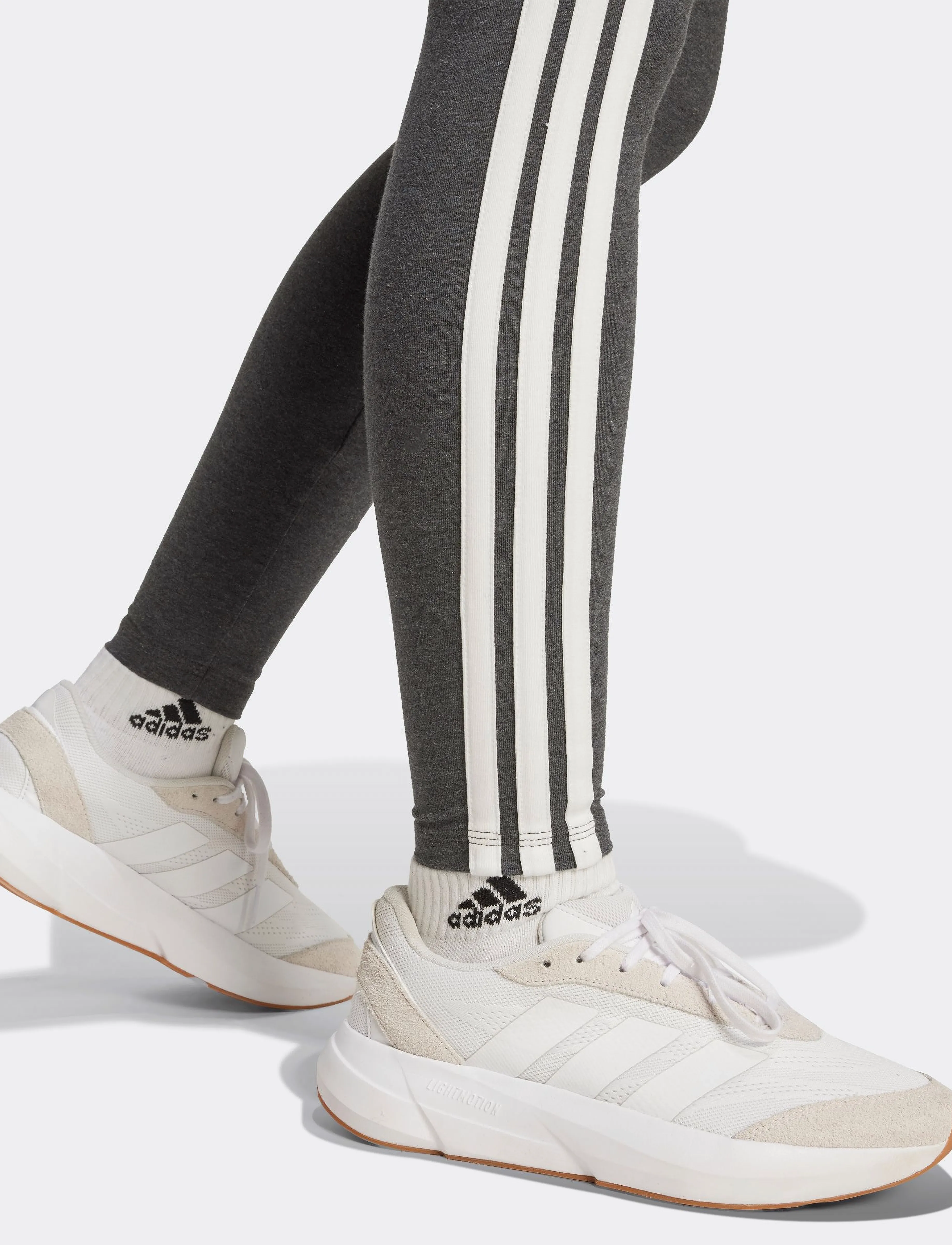 adidas Sportswear - W 3S SJ LEG - fuld længde - dgreyh/white - 2