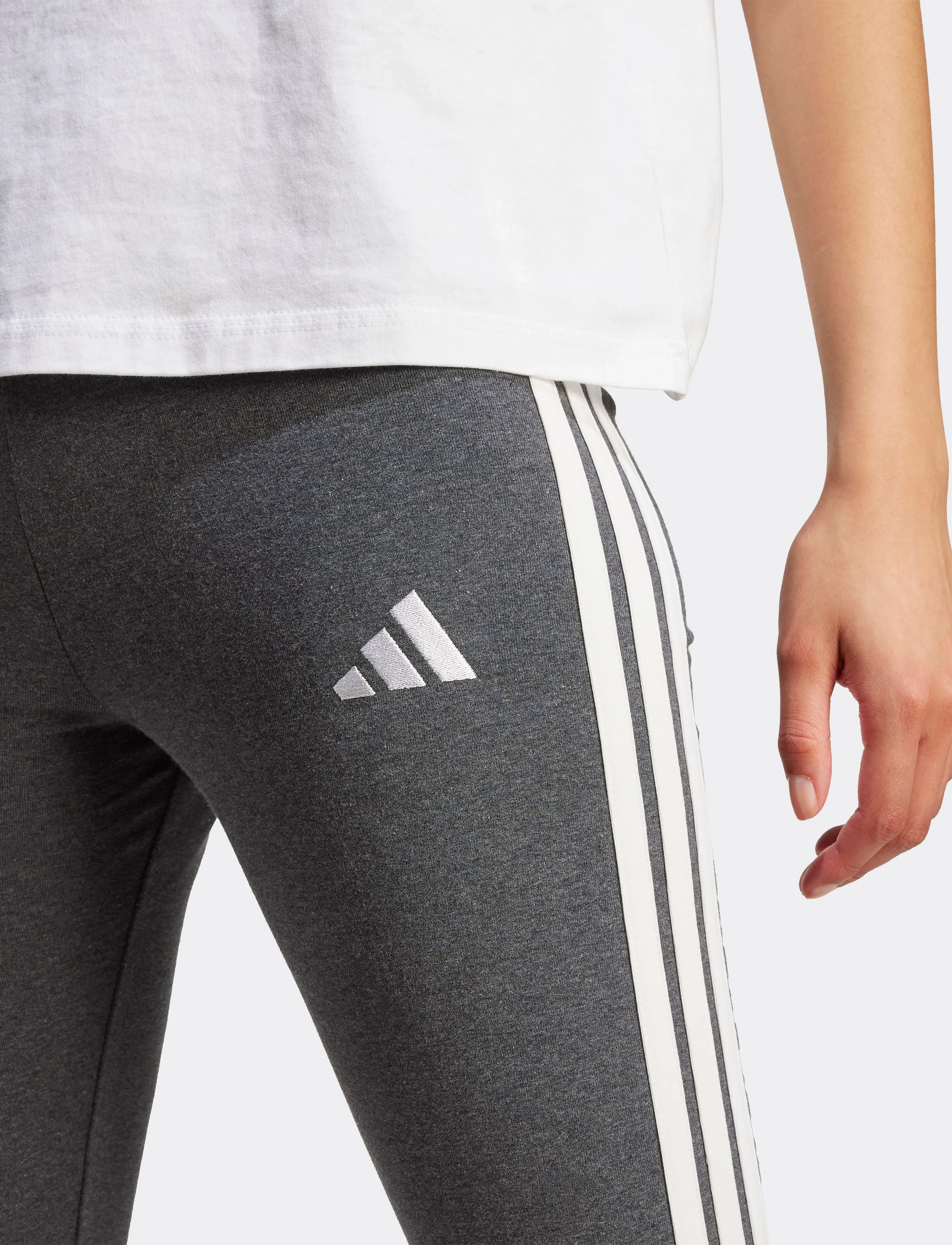 adidas Sportswear - W 3S SJ LEG - fuld længde - dgreyh/white - 5