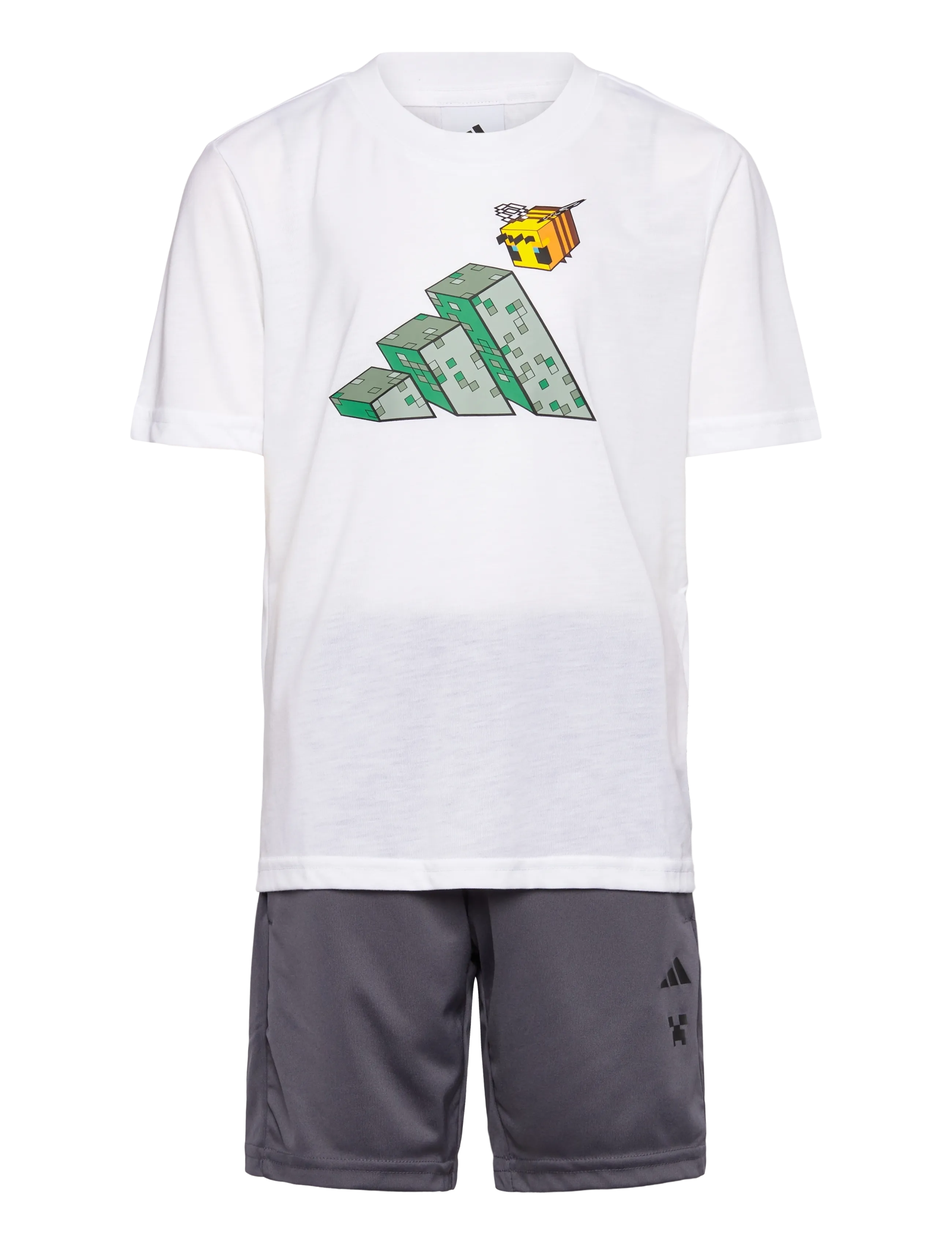 adidas Sportswear LK MC TR SSET - Lühikeste varrukatega t-särkide komplektid - WHITE / white