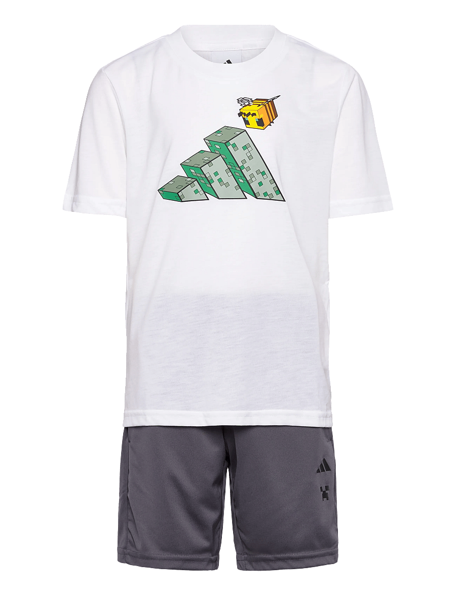 adidas Sportswear - LK MC TR SSET - kaksiosaiset setit - white - 0