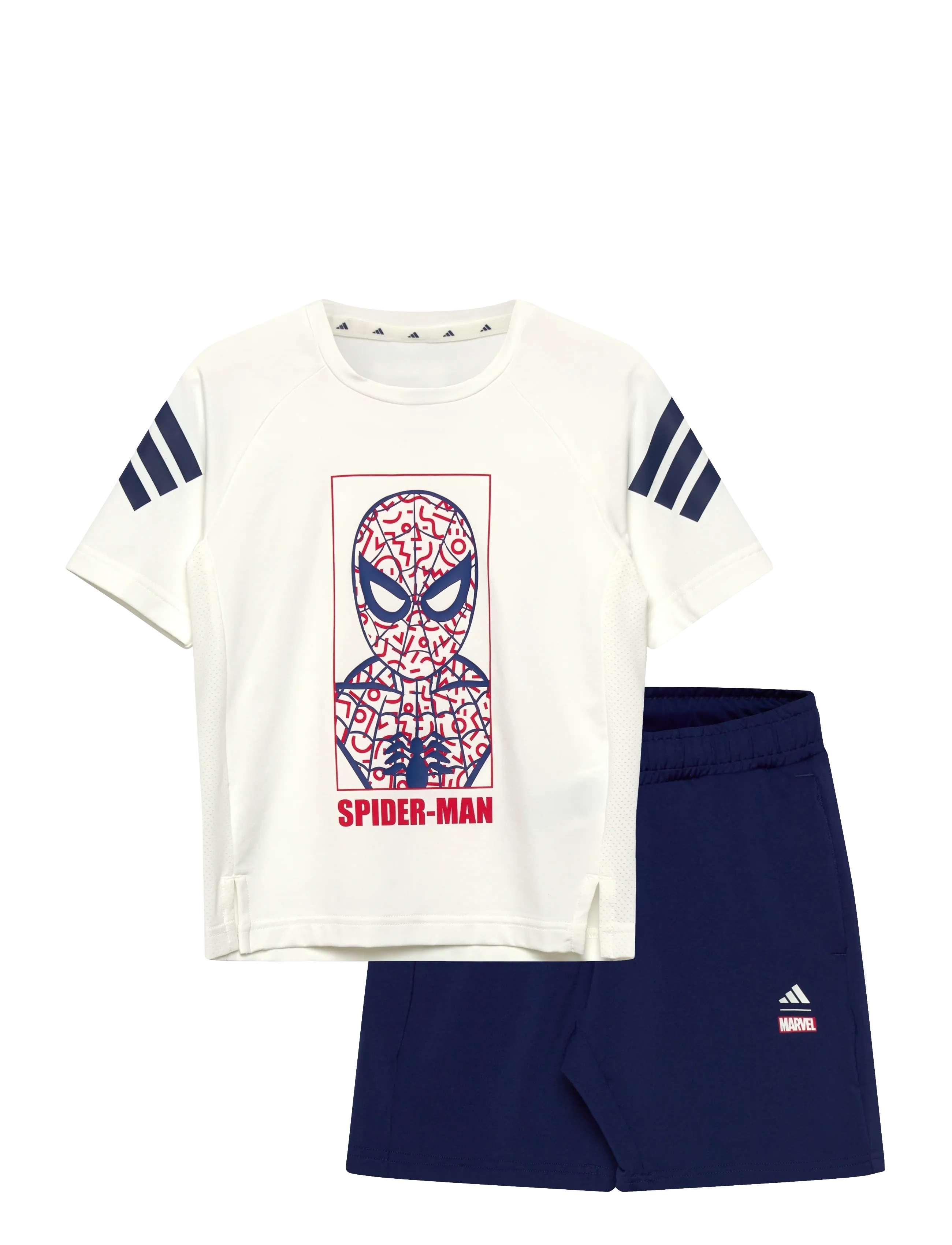 adidas Sportswear LK MRVL SM TSET - New Arrivals - OWHITE/DKBLUE / navy