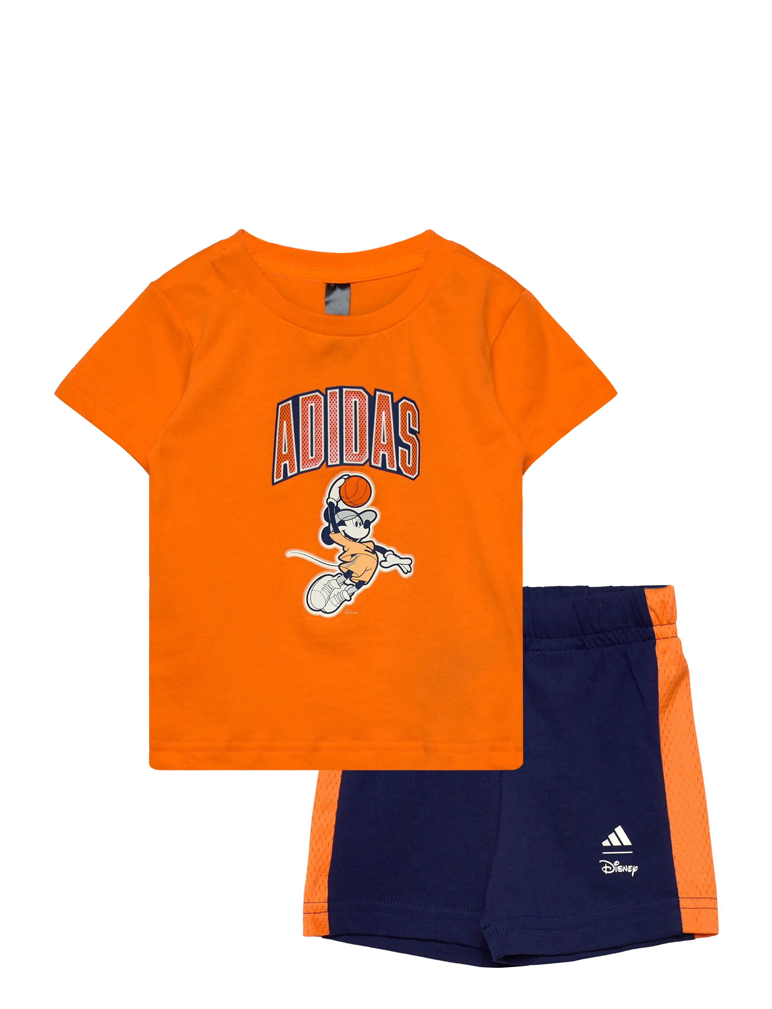 adidas Sportswear I Dy Mm T Set, 74, Sport, Orange - Sets With Short-sleeved T-shirt, Kinder
