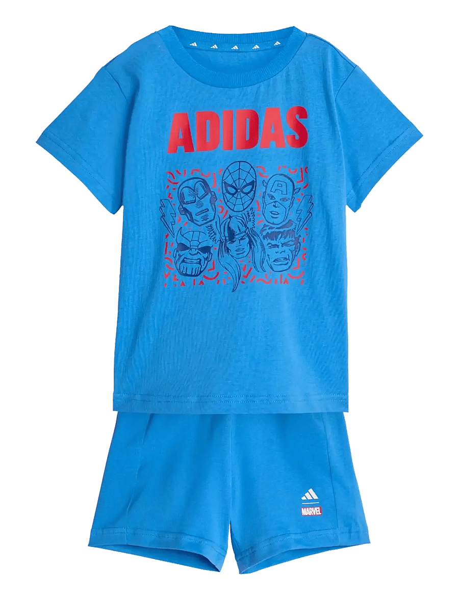 adidas Sportswear - I MRVL AV T SET - 2-piece sets - rayblu/owhite - 0
