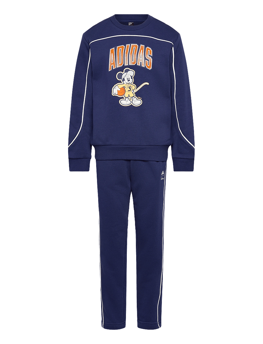 adidas Sportswear - LK DY MM JOG - treniņtērpi un divdaļīgi komplekti - dkblue/puor/owhite - 0