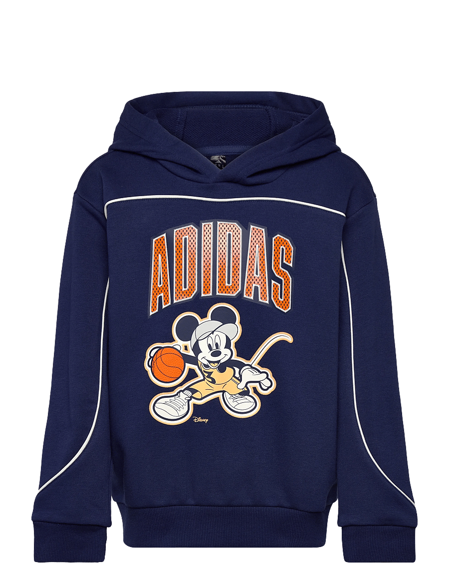 adidas Sportswear - LK DY MM HD SWT - huvtröjor - dkblue/puor/owhite - 0