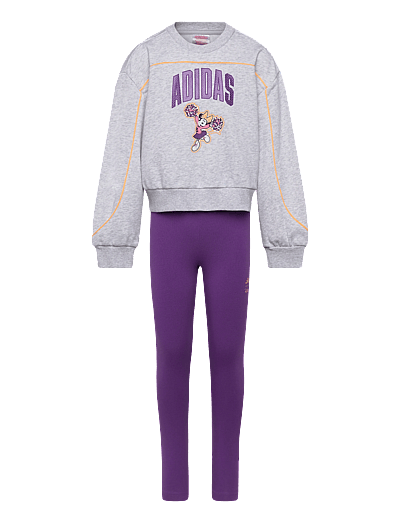 adidas Sportswear LG DY MI JOG - Joggingsæt - LGREYH/SEICTA / purple