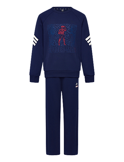 adidas Sportswear LK MRVL SM JOG - Joggingsæt - DKBLUE/OWHITE / navy