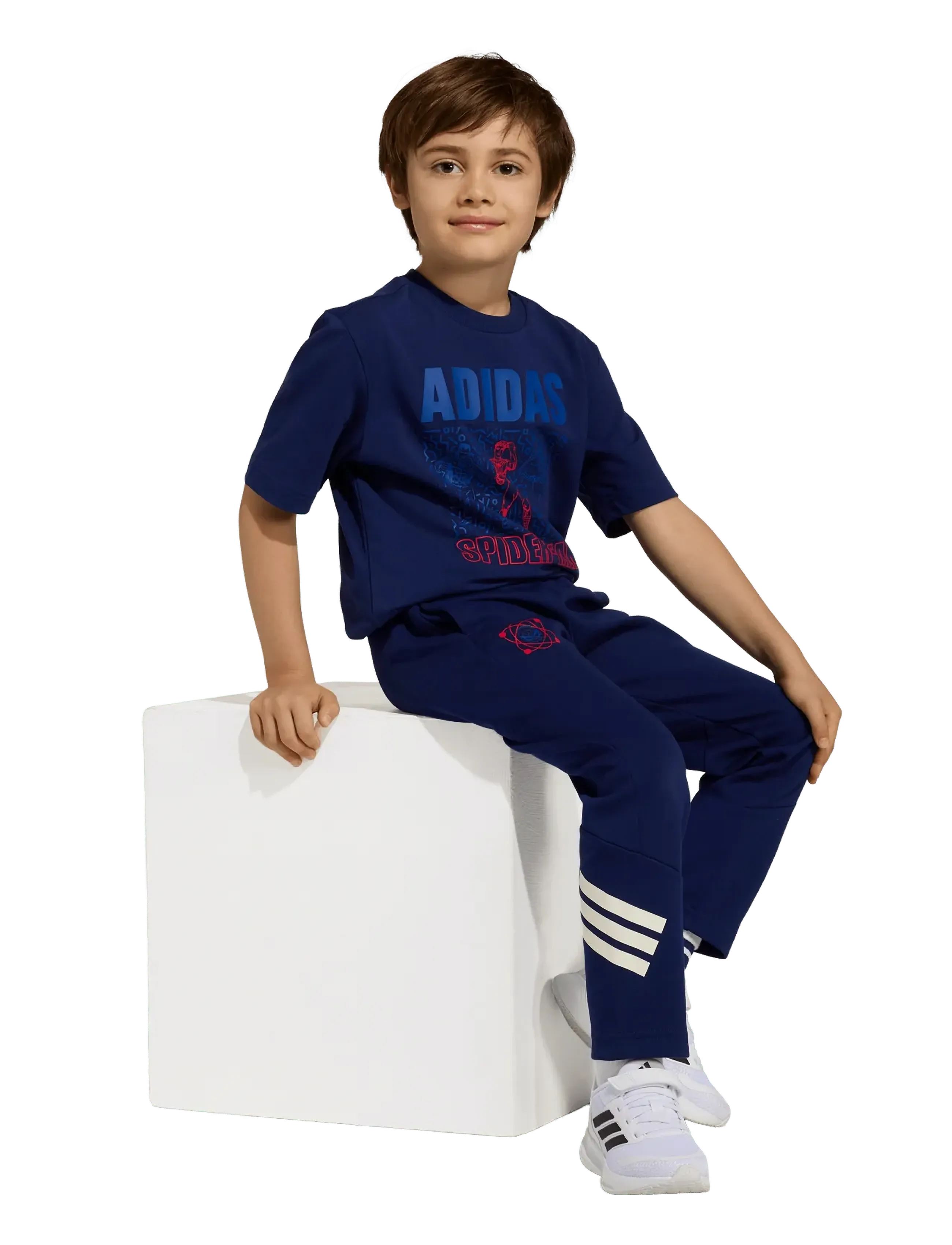 adidas Sportswear LK MRVL SM PNT - Underdele - DKBLUE/OWHITE / navy