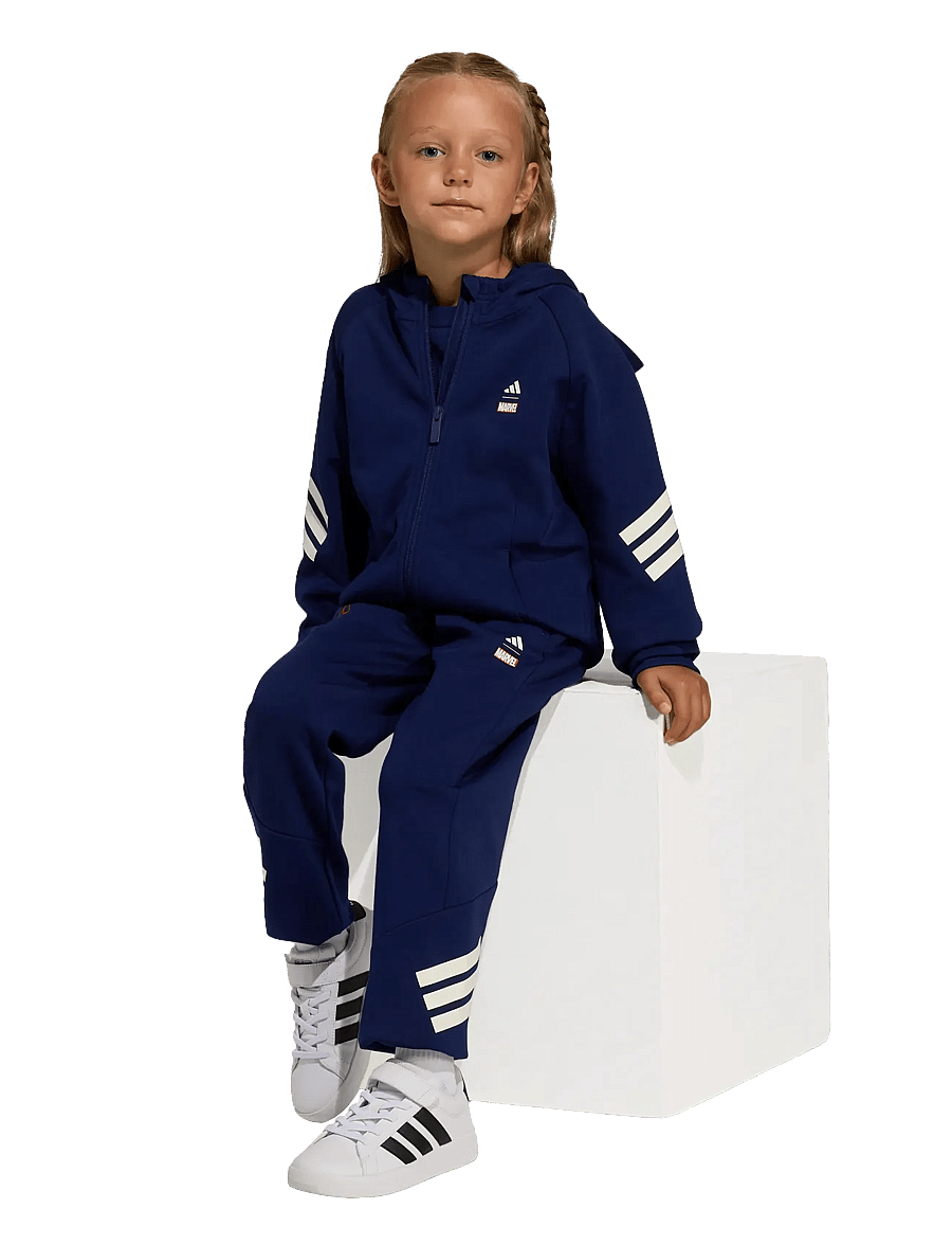 adidas Sportswear - LK MRVL SM TT - kapuzenpullover - dkblue/owhite - 0
