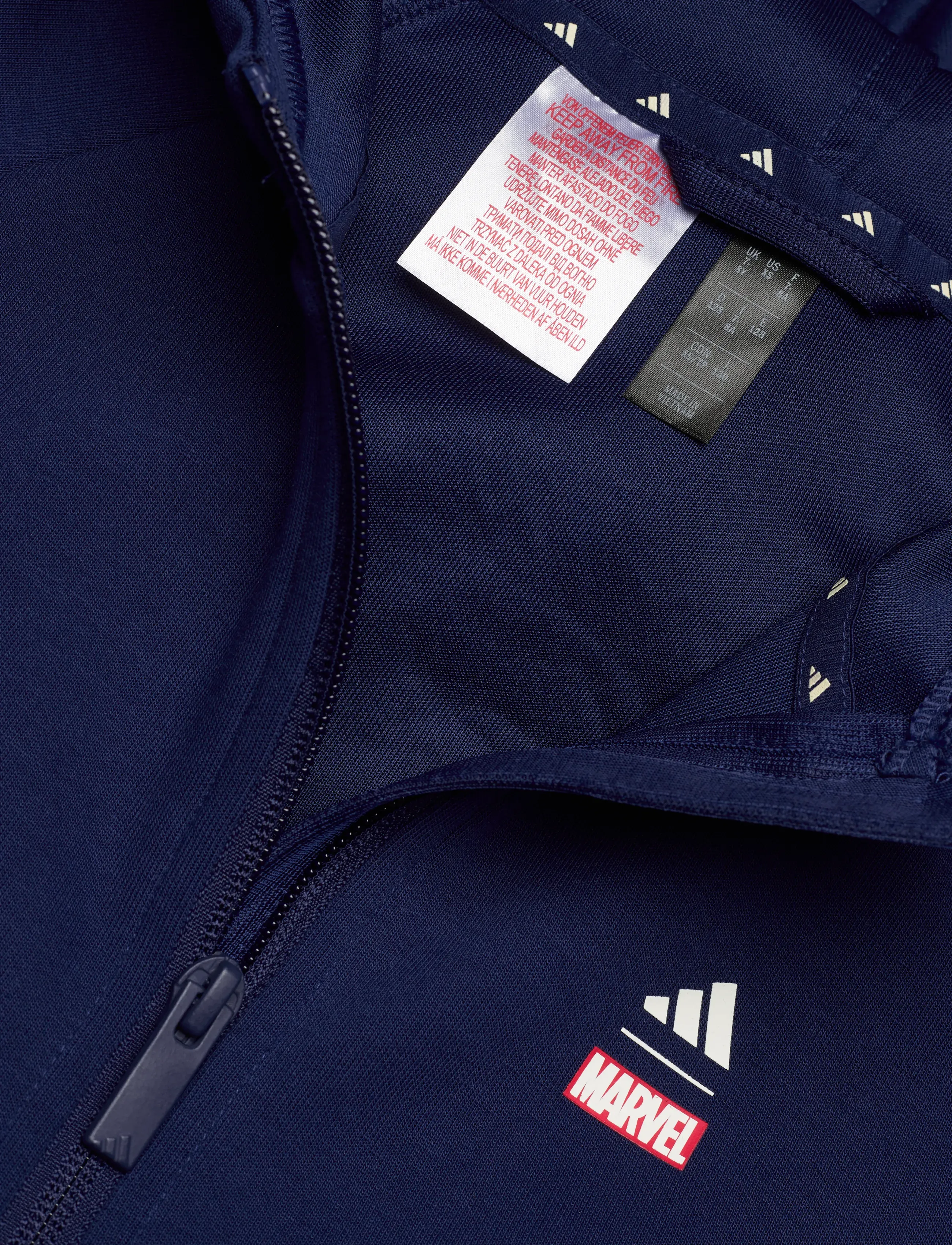 adidas Sportswear - LK MRVL SM TT - kapuzenpullover - dkblue/owhite - 3