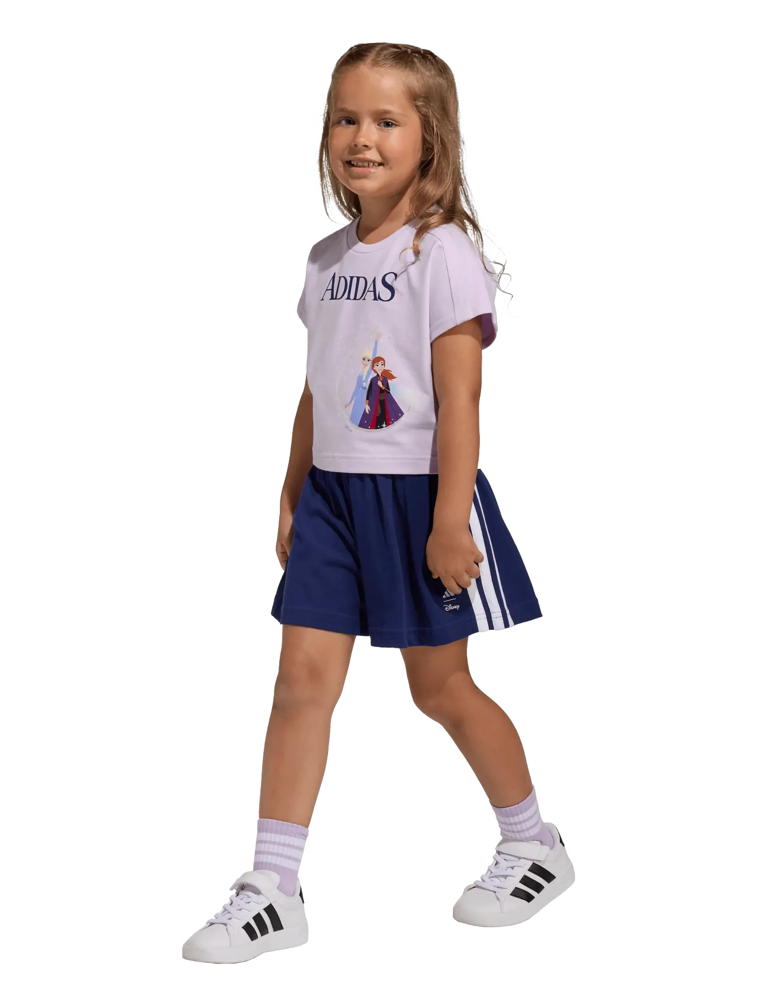 adidas Sportswear LG DY FRO T SET - Sett med kortermede T-skjorter - ICELAV/DKBLUE / multi