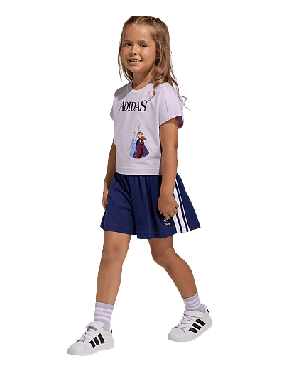 adidas Sportswear LG DY FRO T SET - Komplektai su marškinėliais trumpomis rankovėmis - ICELAV/DKBLUE / multi