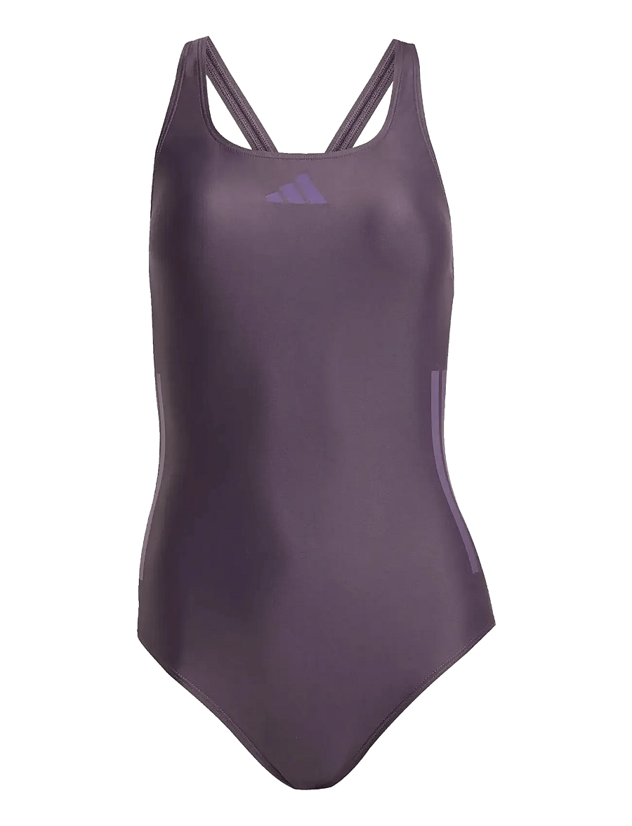 adidas Sportswear - 3S BLD SWIMSUIT - Íþróttasundföt - aurbla/aurplu - 0