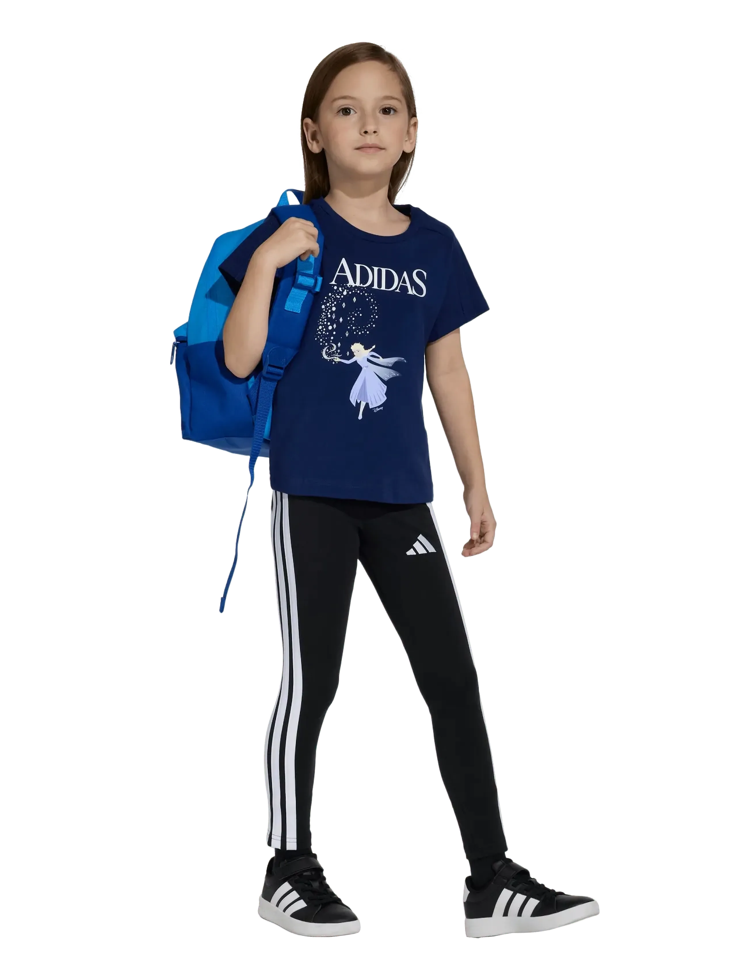 adidas Sportswear LG DY FRO T - Sportoberteile - DKBLUE/WHITE / navy