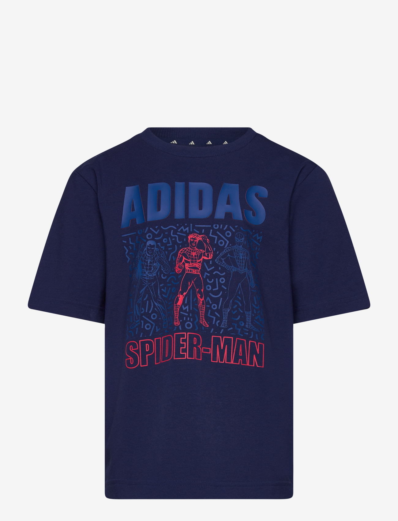 adidas Sportswear - LK MRVL SM T - kortærmede t-shirts - dkblue/owhite - 0