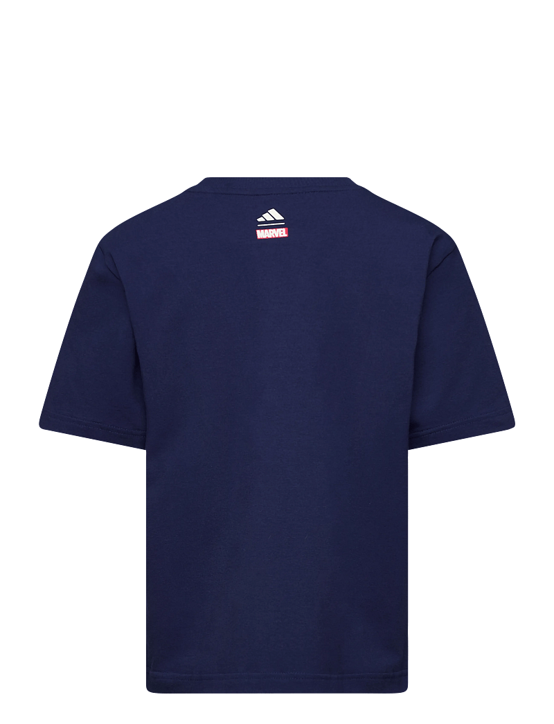 adidas Sportswear - LK MRVL SM T - kortærmede t-shirts - dkblue/owhite - 1