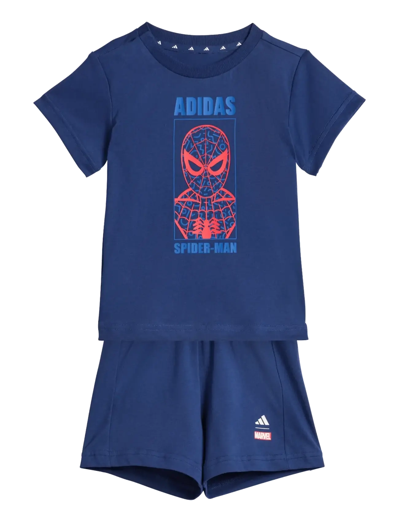 adidas Sportswear I MRVL SM T SET - adidas Sportswear - DKBLUE/OWHITE / navy