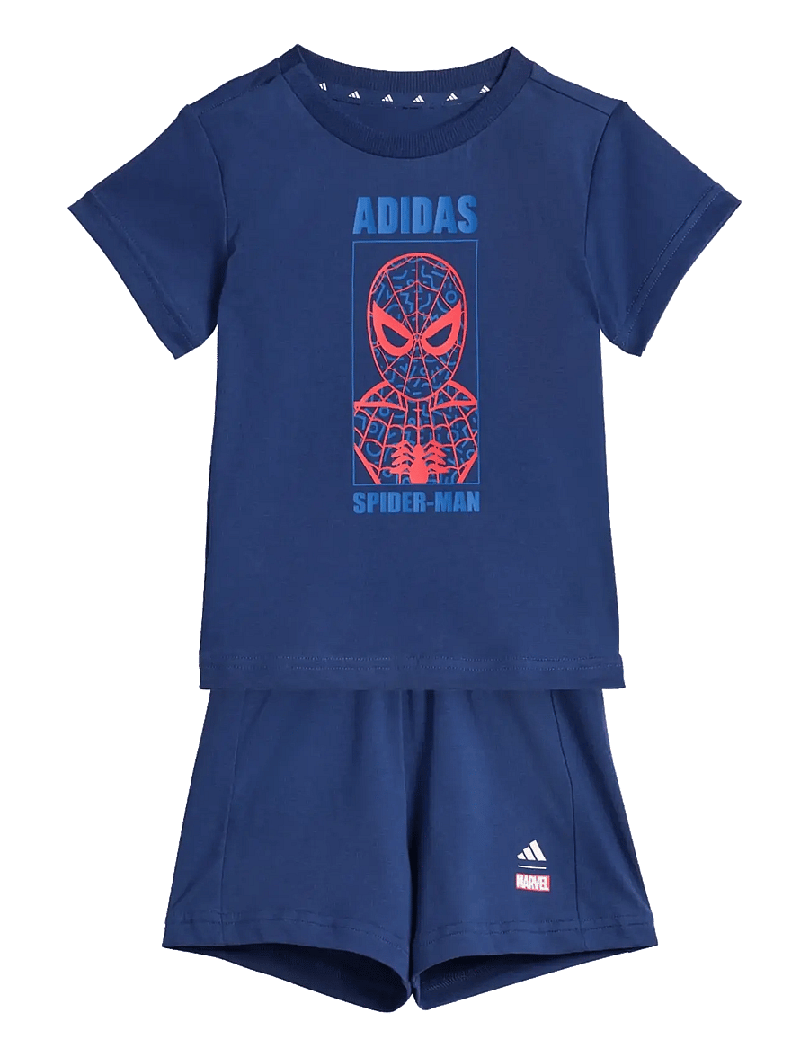 adidas Sportswear - I MRVL SM T SET - 2-osalised komplektid - dkblue/owhite - 0