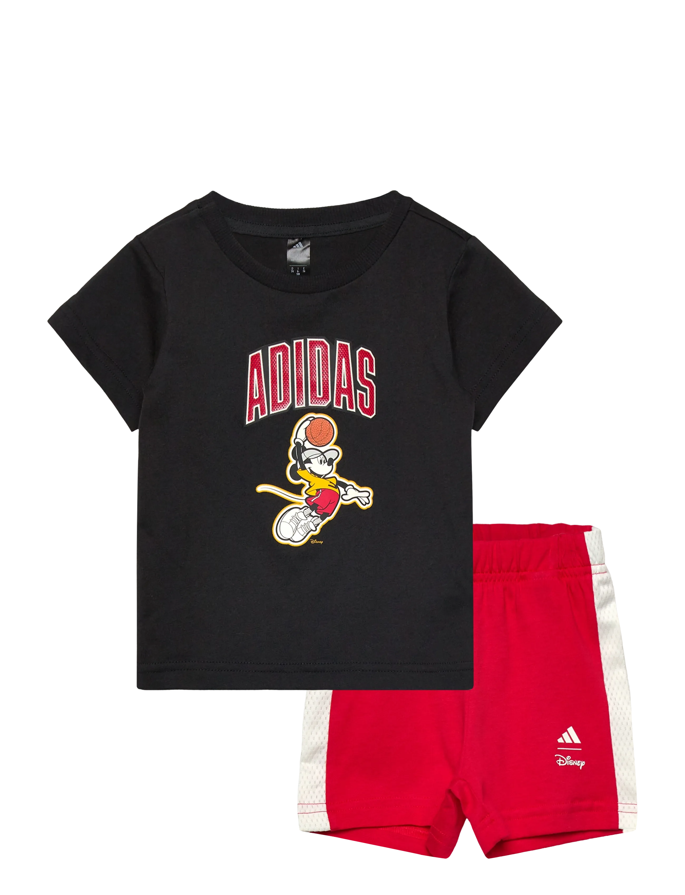 adidas Sportswear I DY MM T SET - Lühikeste varrukatega t-särkide komplektid - BLACK/OWHITE / black