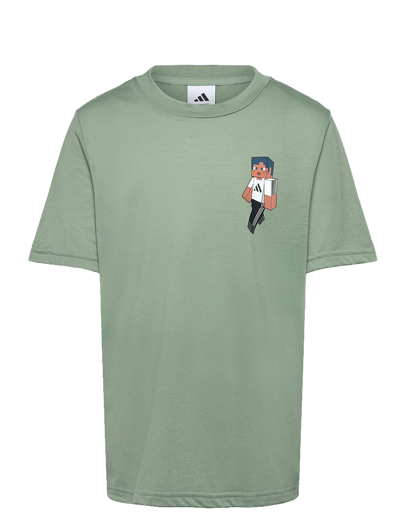 adidas Sportswear - J MC TR TEE - kortärmade t-shirts - silgrn - 0