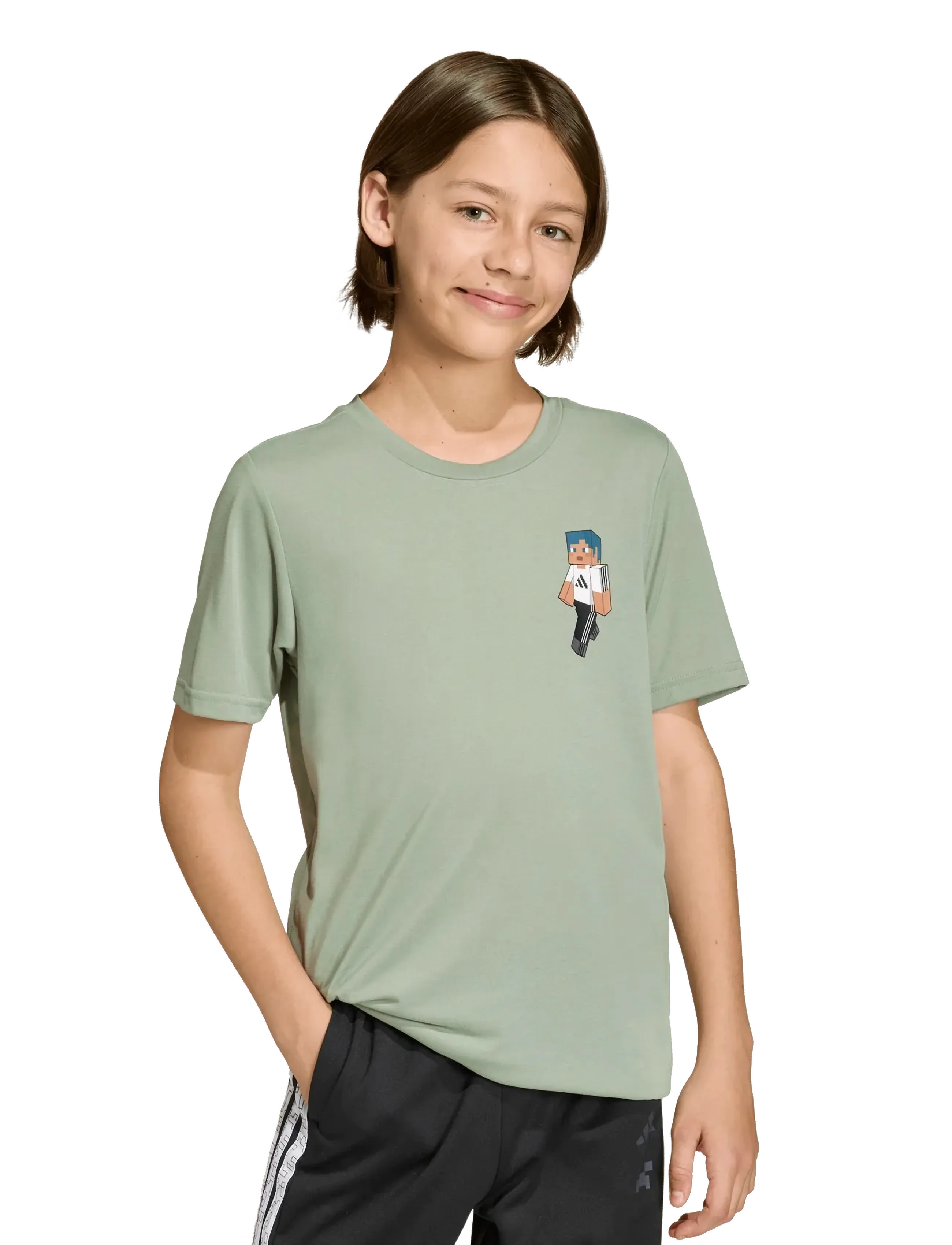 adidas Sportswear - J MC TR TEE - short-sleeved t-shirts - silgrn - 3
