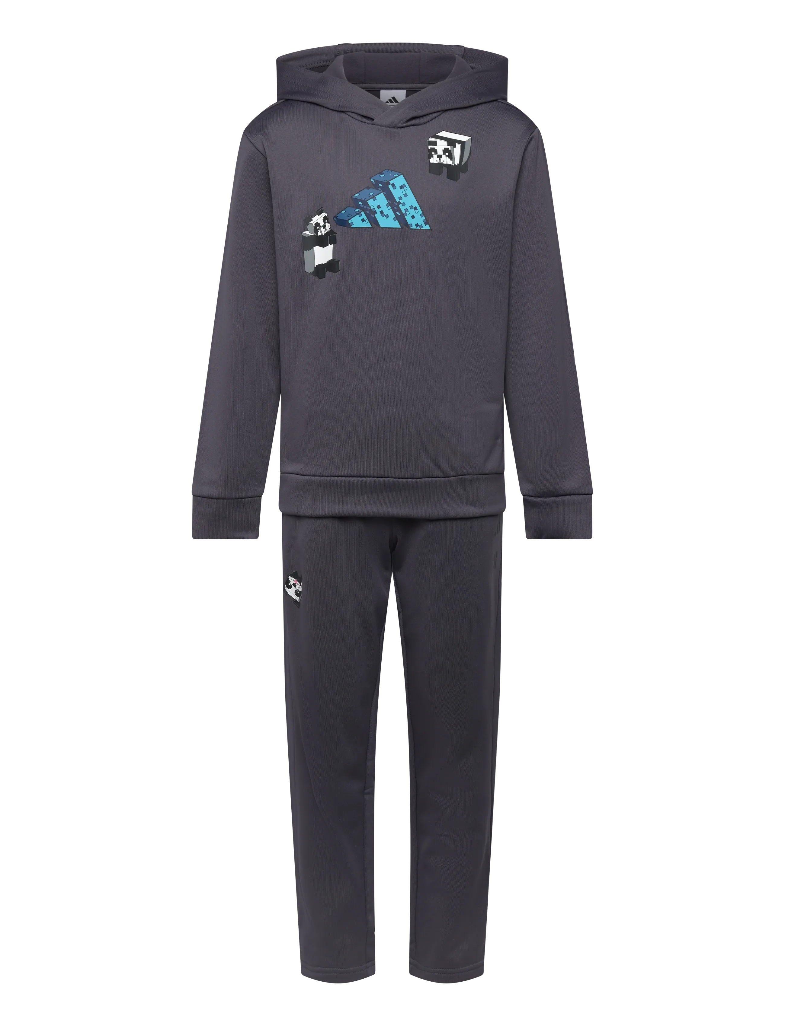 adidas Sportswear LK MC JOG SET - Tracksuits - AUON / grey