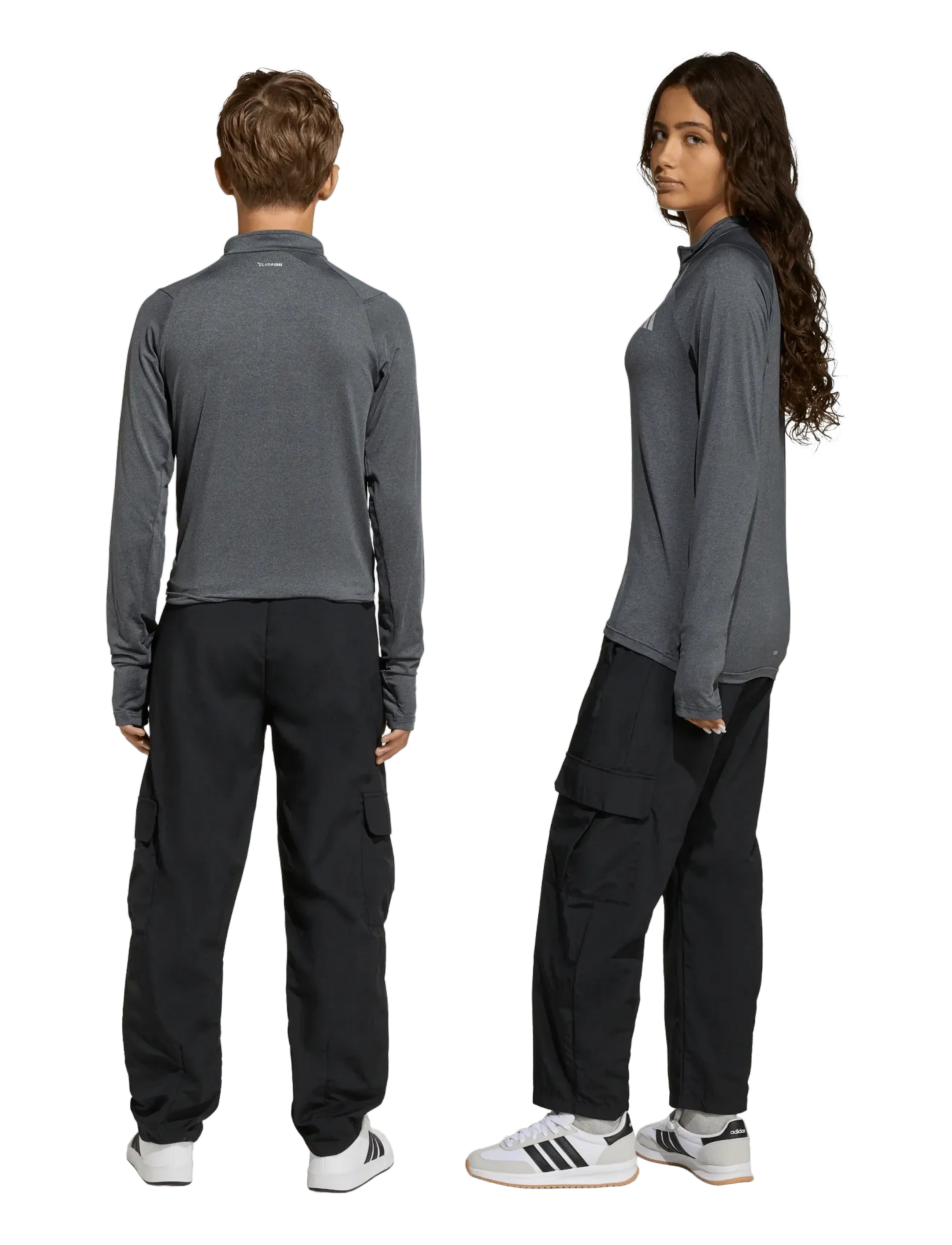 adidas Sportswear - J FI CARGO PT - cargohosen - black/black - 4