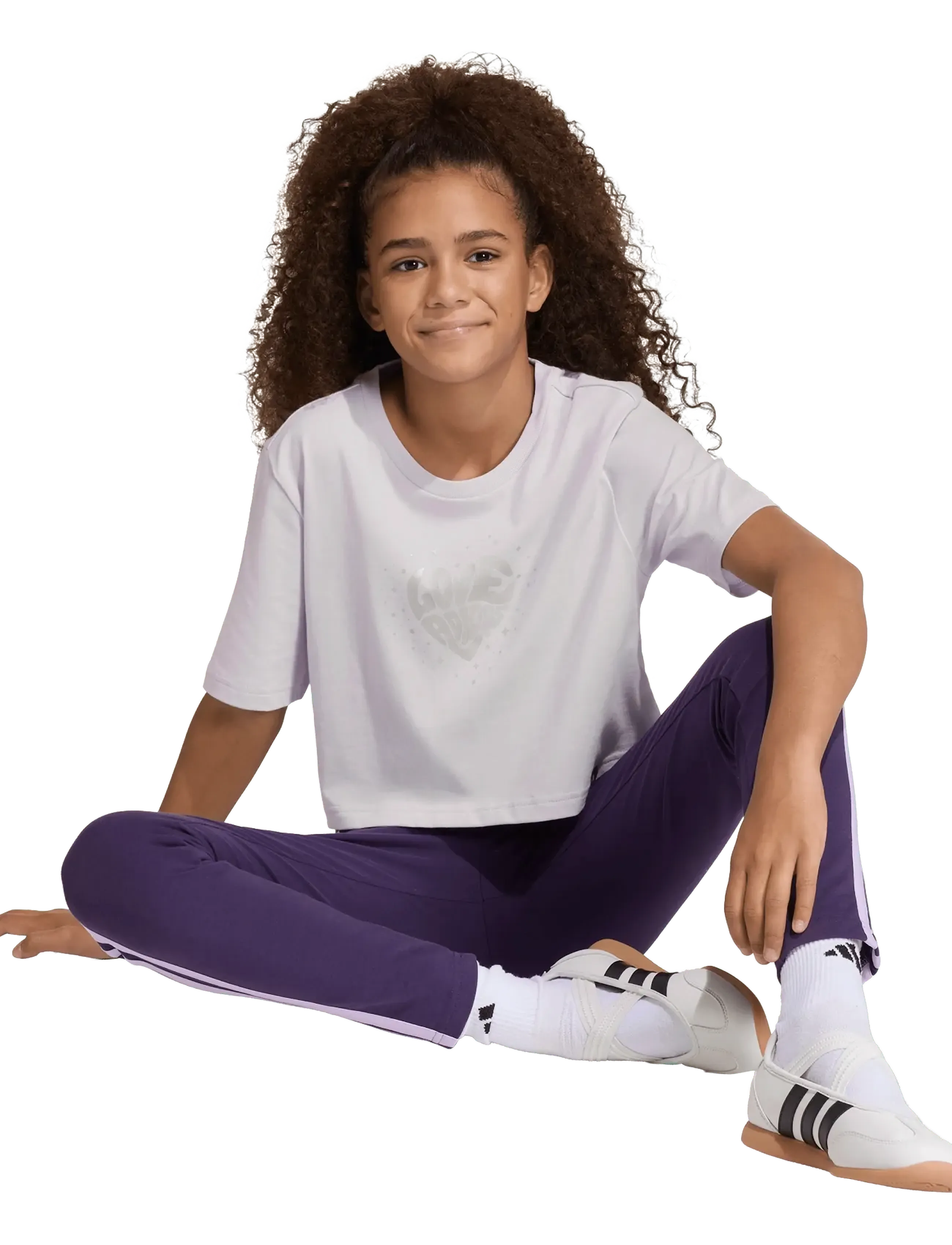adidas Sportswear - JG GLAM T - kortærmede t-shirts - icelav - 3