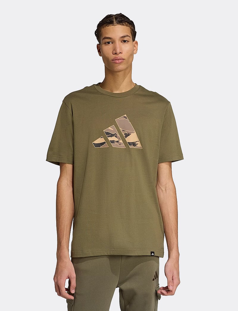 adidas Sportswear - M CAMO LOGO T - t-shirts - olistr - 0