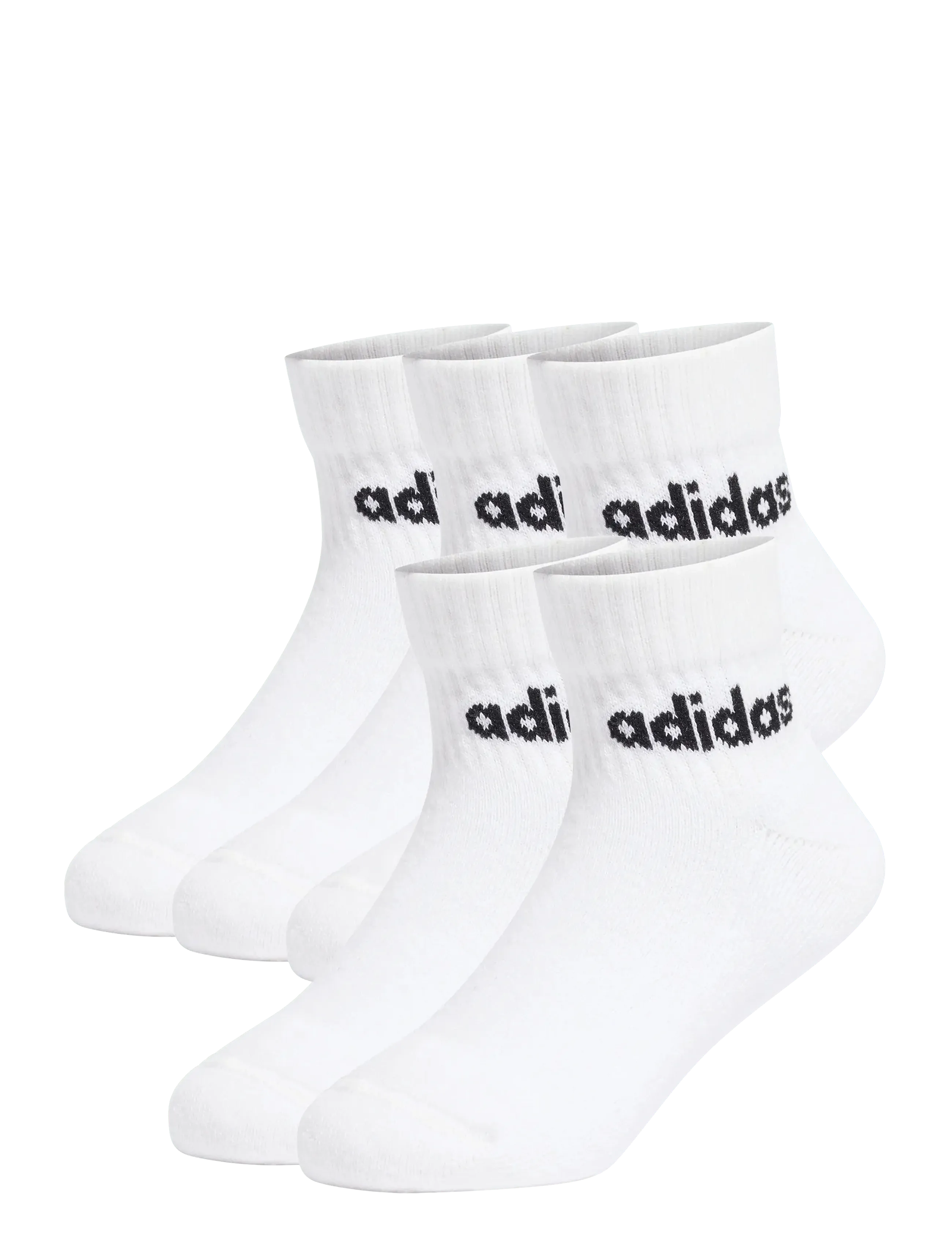adidas Sportswear Kids Lin Ank 5P, 22-24, White, Sokker & Strømpebukser > Sokker, Børn