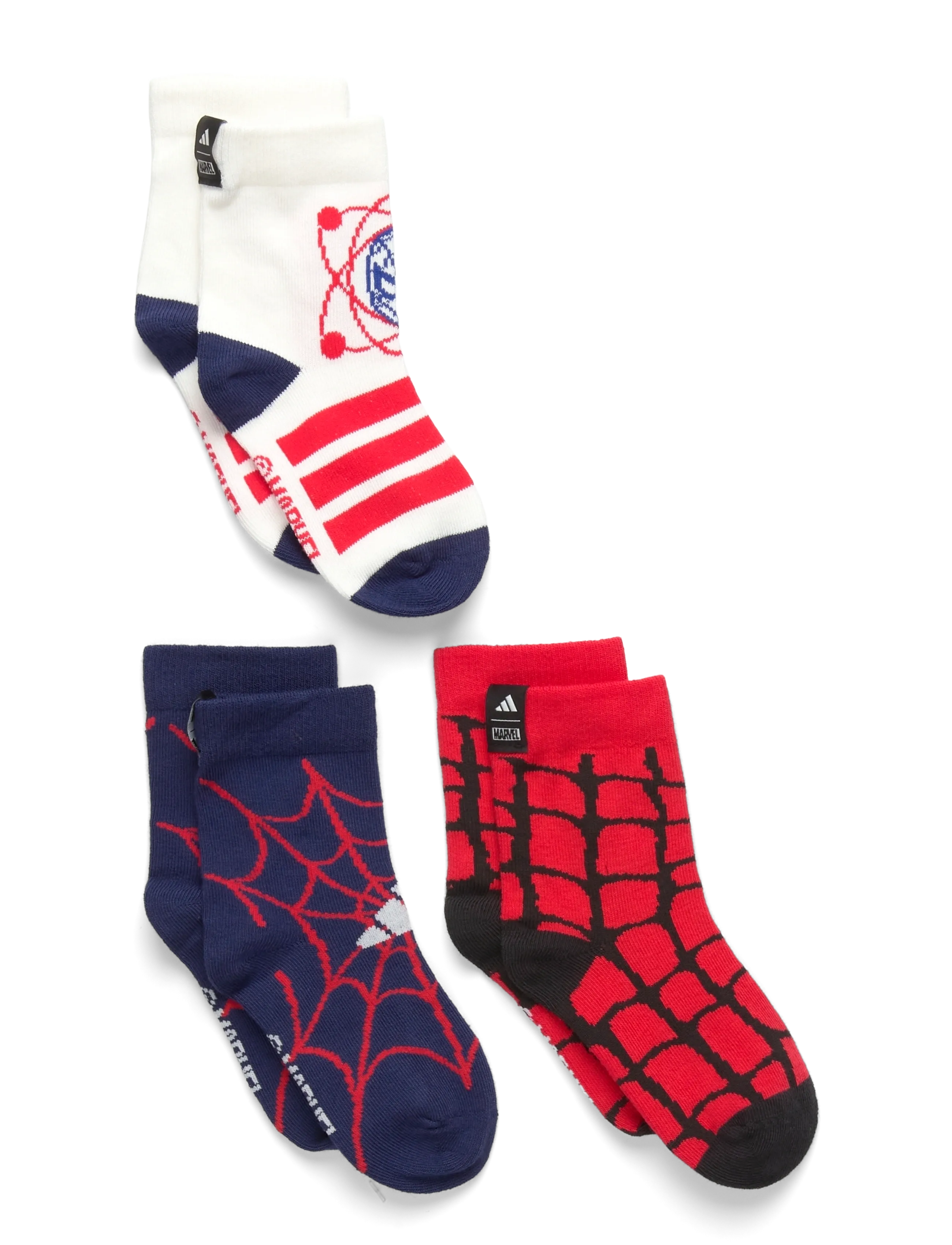 adidas Sportswear LK MRVL SM 3PP - Strumpor - PURRUB/DKBLUE/OWHITE / multi