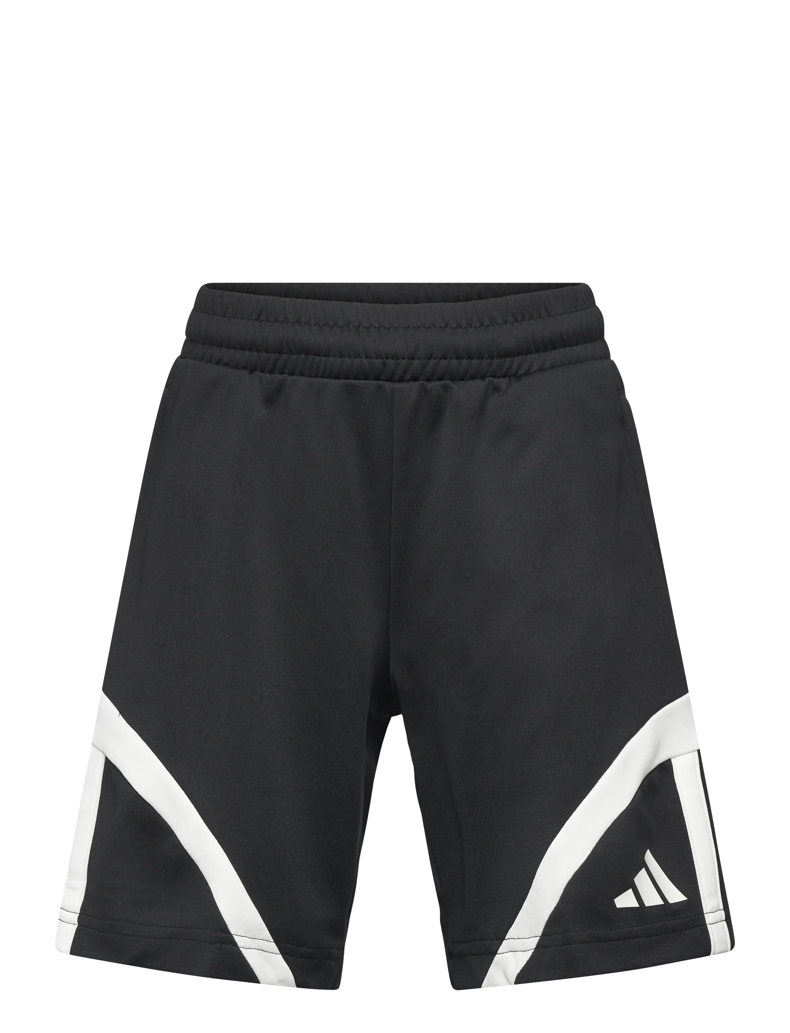 adidas Sportswear J HOT SHO - Shorts - BLACK/OWHITE/OWHITE / black