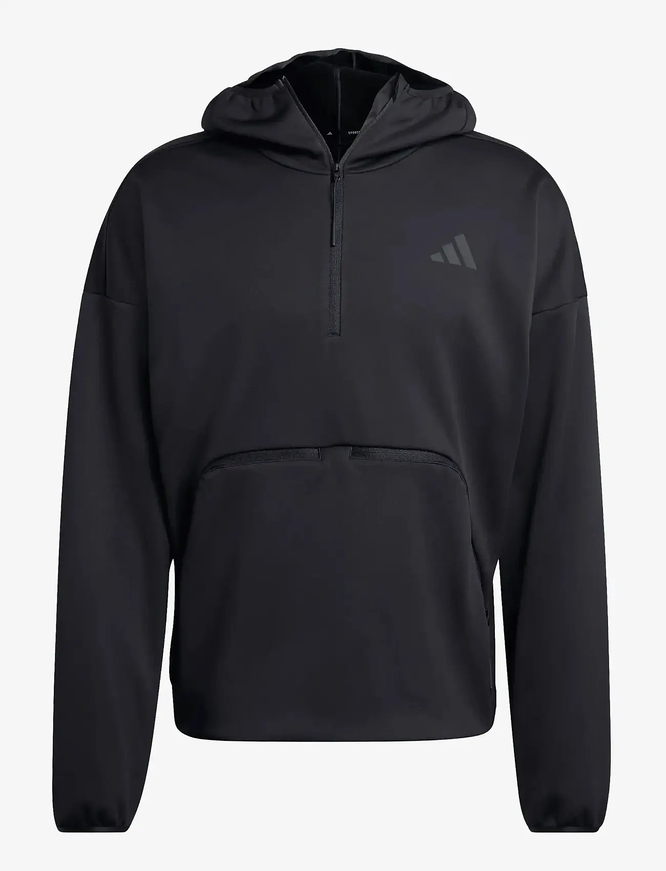 adidas Sportswear - M CT SS HZ - huvtröjor - black - 1