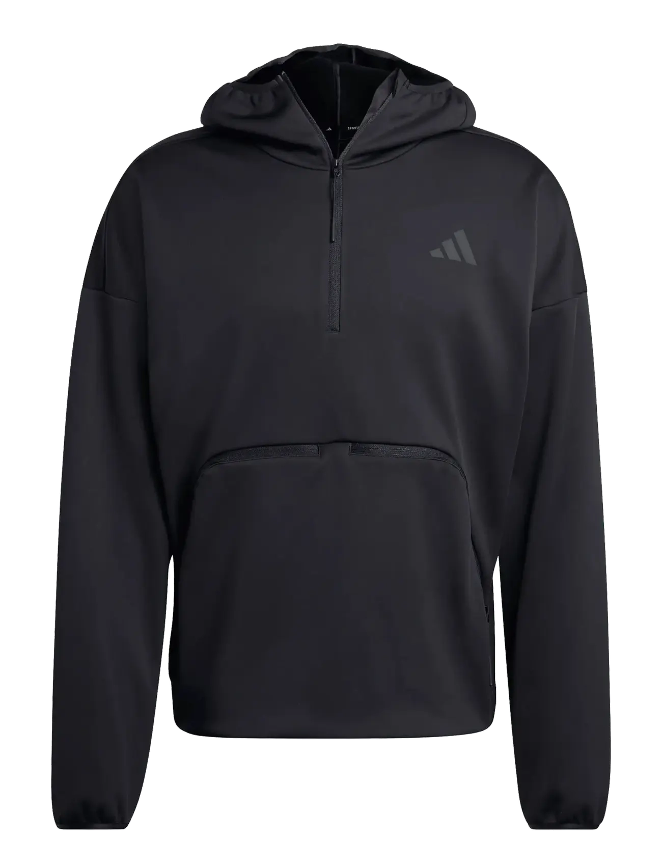 adidas Sportswear M CT SS HZ - Hættetrøjer - BLACK / black