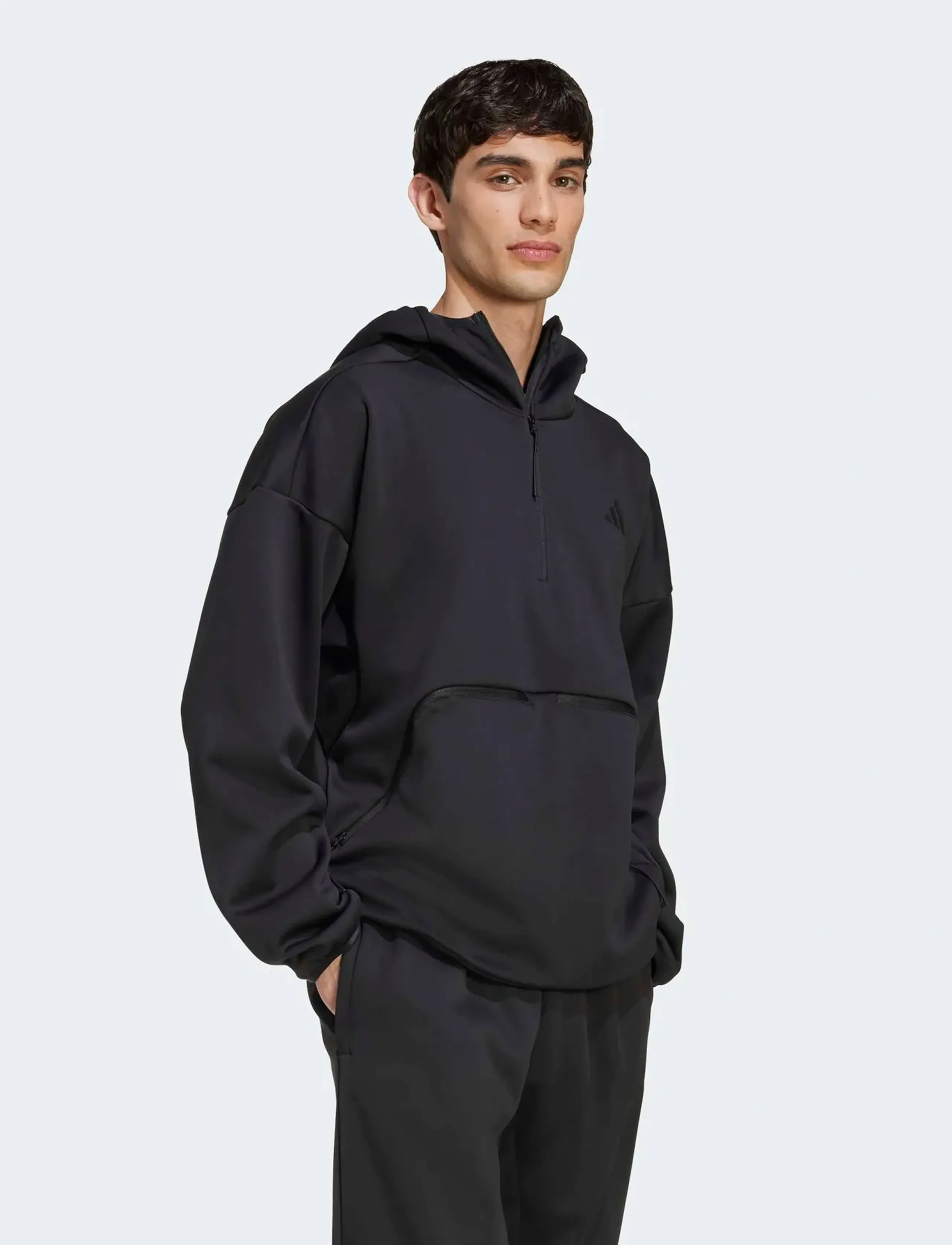 adidas Sportswear - M CT SS HZ - hættetrøjer - black - 4