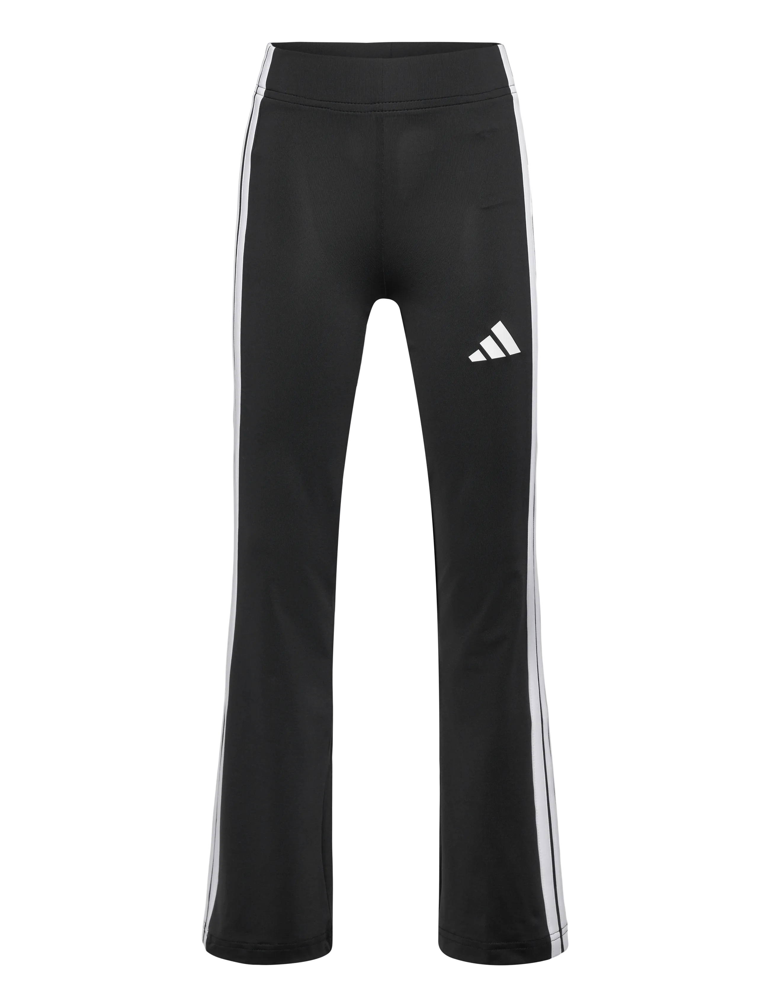 adidas Sportswear JG TR-ES 3S FL - Leggings - BLACK/WHITE / black