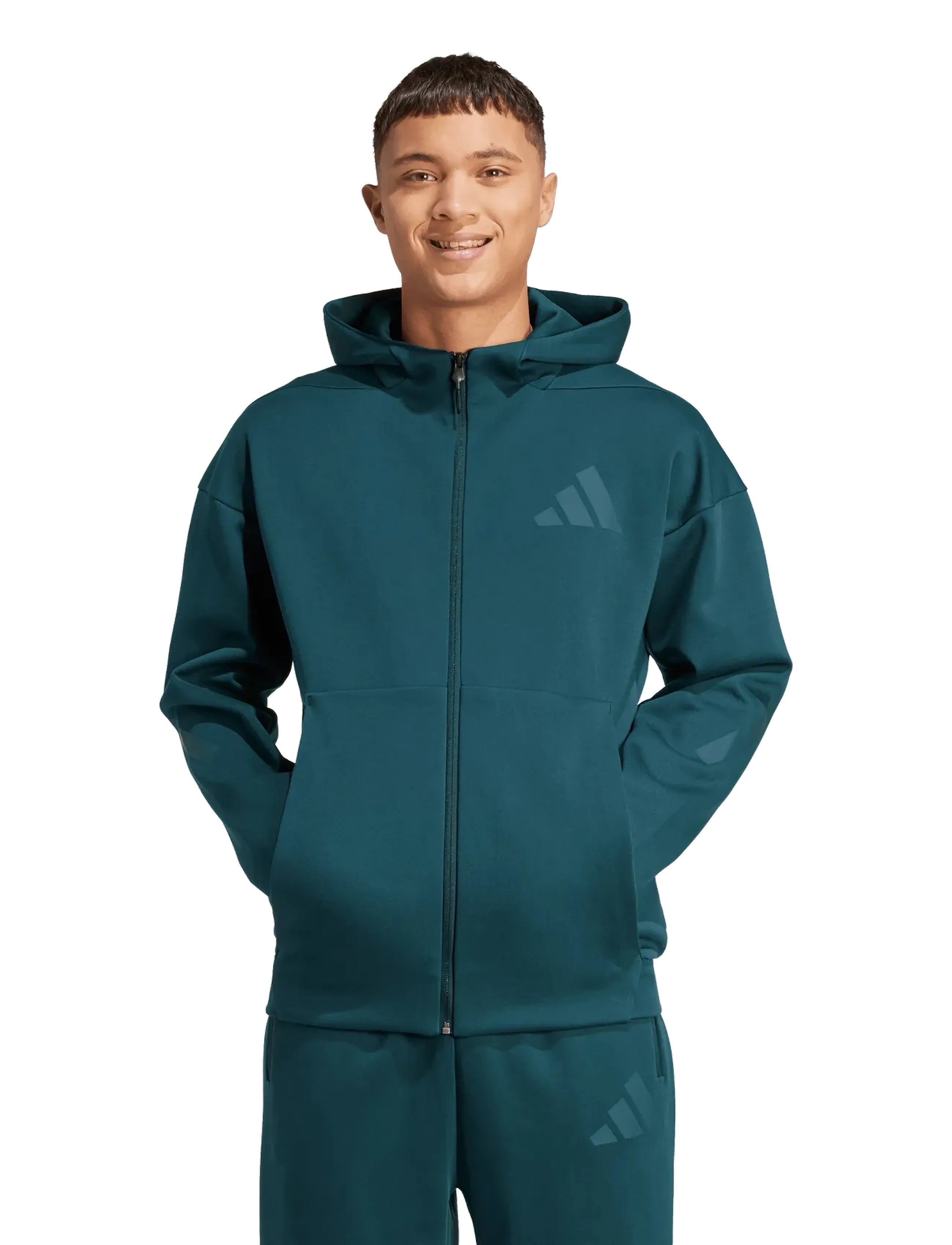 adidas Sportswear - M Z.N.E. FZ - fleece & midlayer - aurivy - 2