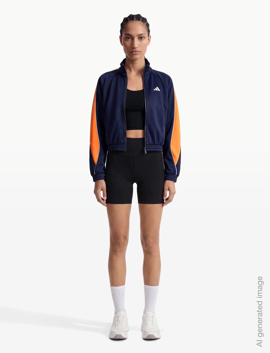 adidas Sportswear - W STADIUM TT - sports jackets - dkblue/puor/owhite - 0