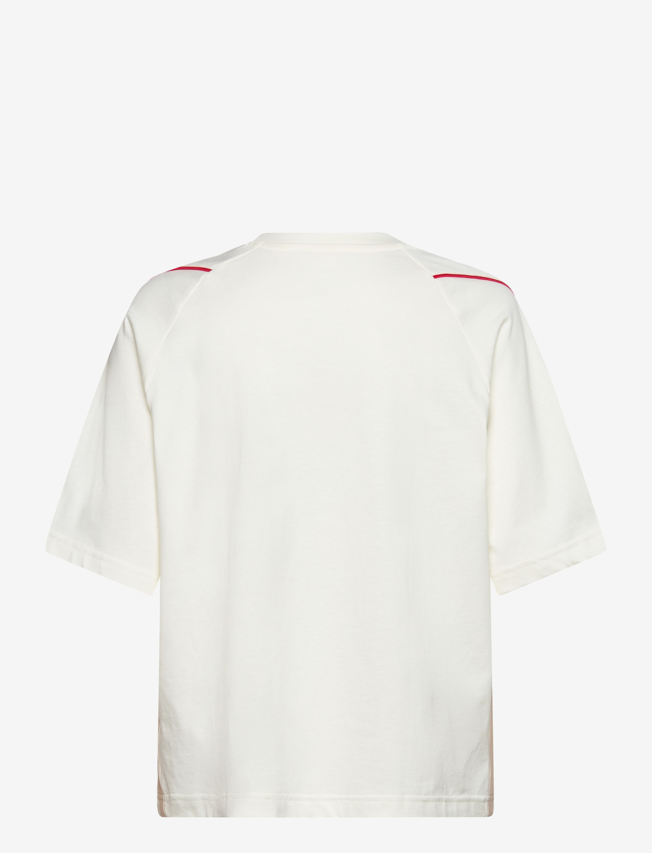 adidas Sportswear - W STADIUM TEE - t-shirts - owhite/purrub/crli - 1