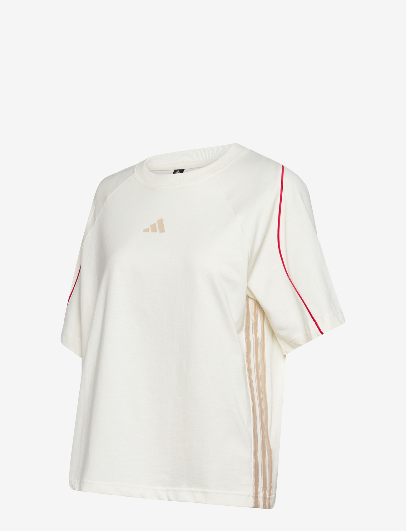 adidas Sportswear - W STADIUM TEE - t-shirts - owhite/purrub/crli - 3