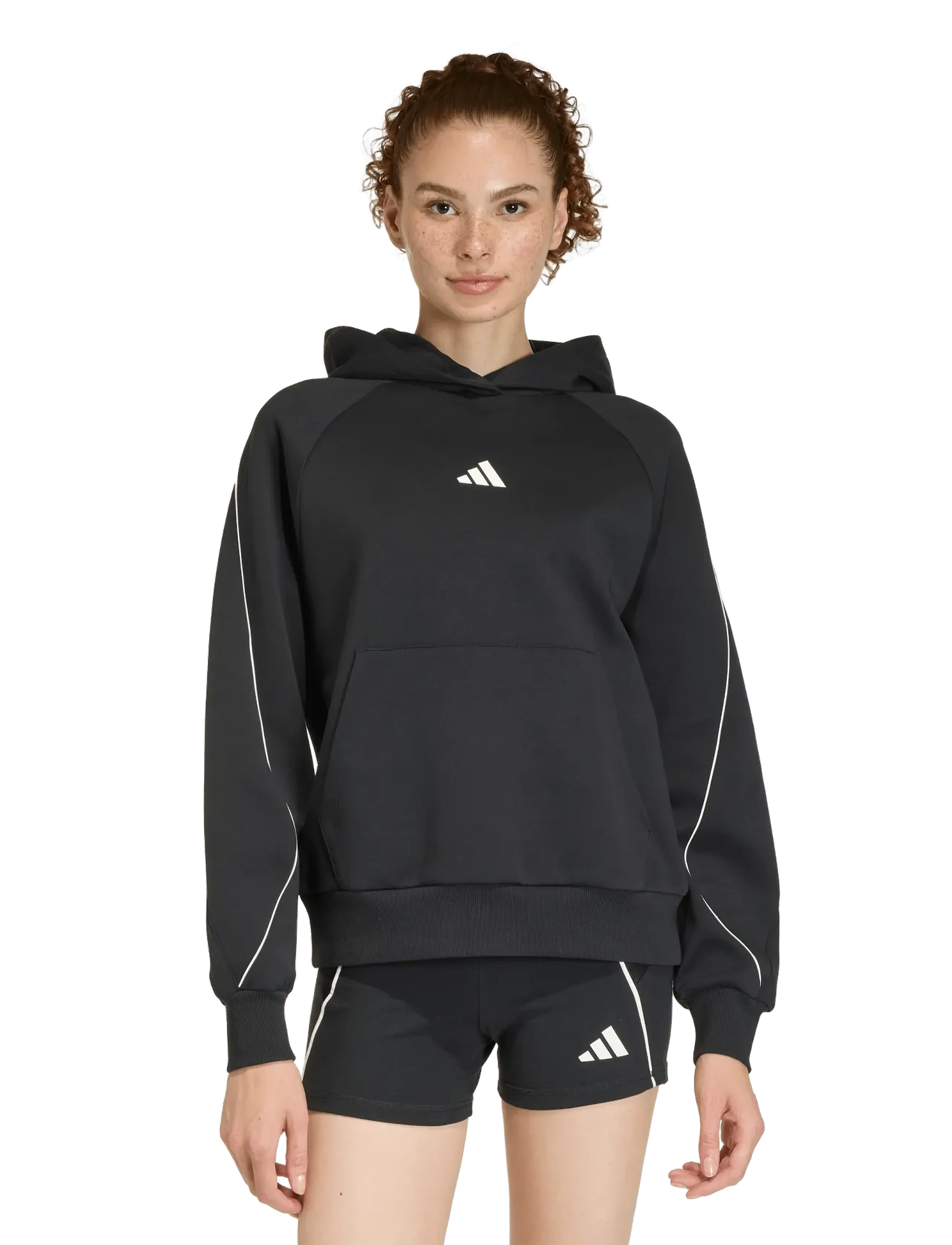 adidas Sportswear - W STADIUM HD - dressipluusid ja pusad - black/owhite - 2