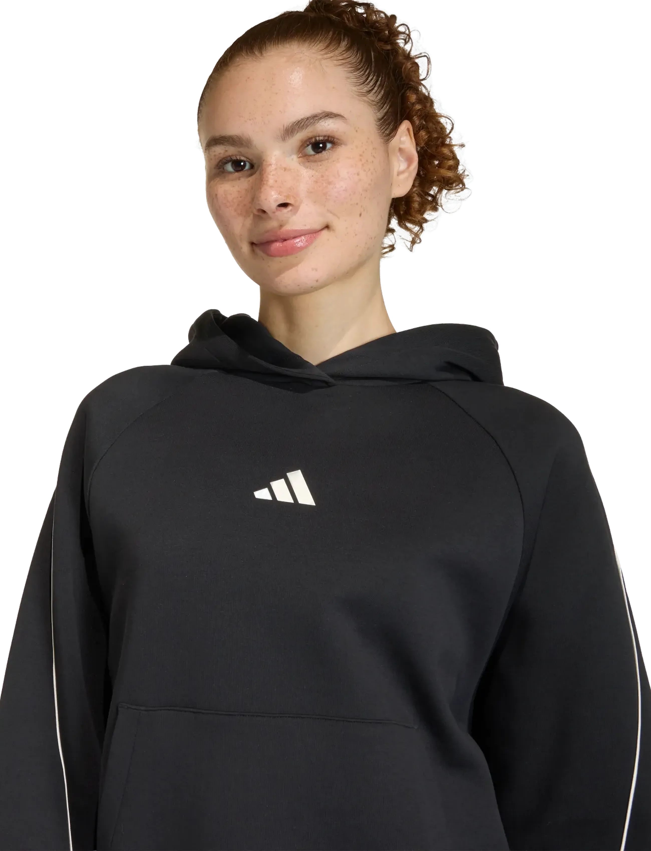 adidas Sportswear - W STADIUM HD - dressipluusid ja pusad - black/owhite - 3