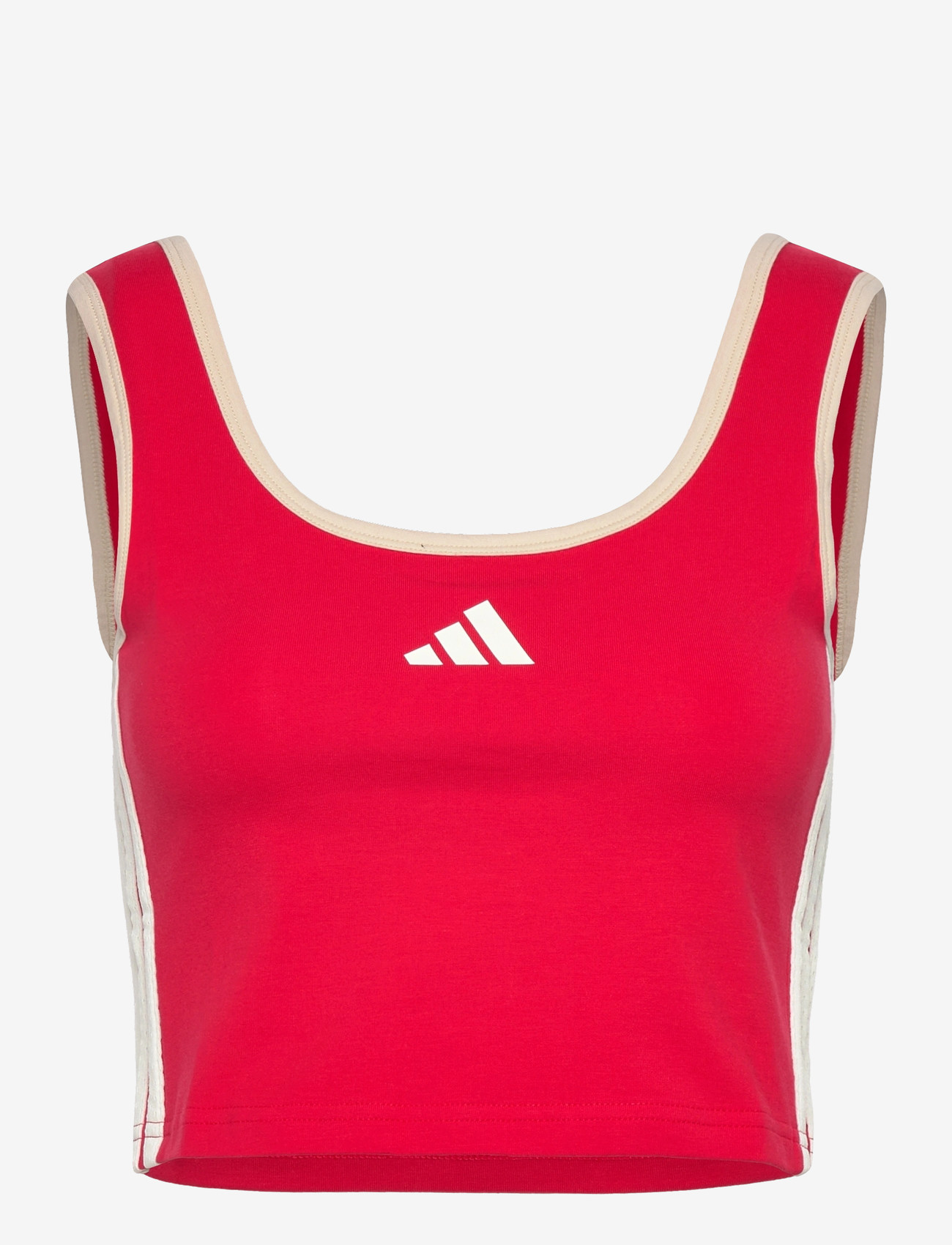 adidas Sportswear W STADIUM TANK - adidas - PURRUB/CRLI/OWHITE / red