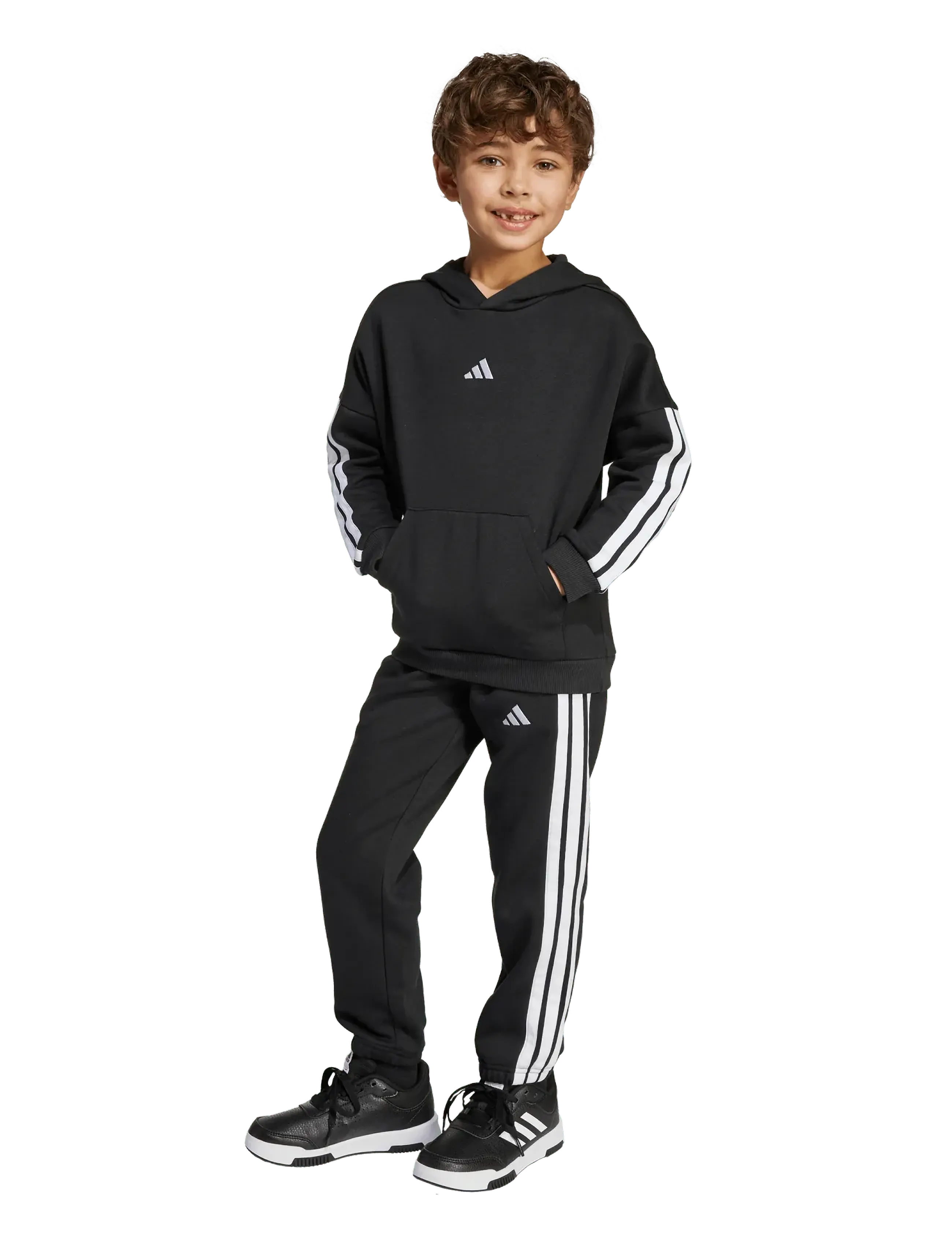adidas Sportswear - LK 3S ESS FL TS - joggingsæt & matchende sæt - black - 4