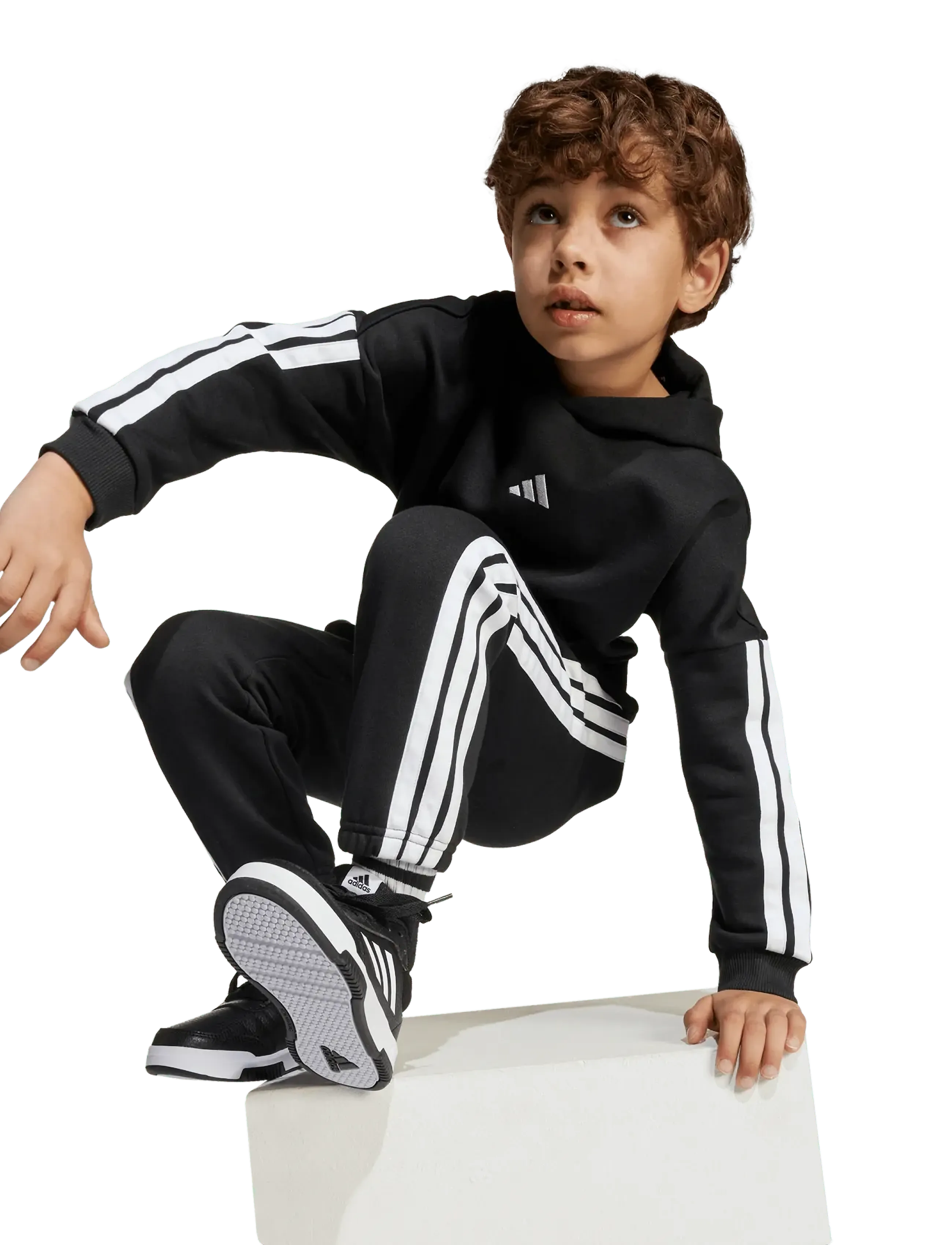 adidas Sportswear - LK 3S ESS FL TS - joggingsæt & matchende sæt - black - 5