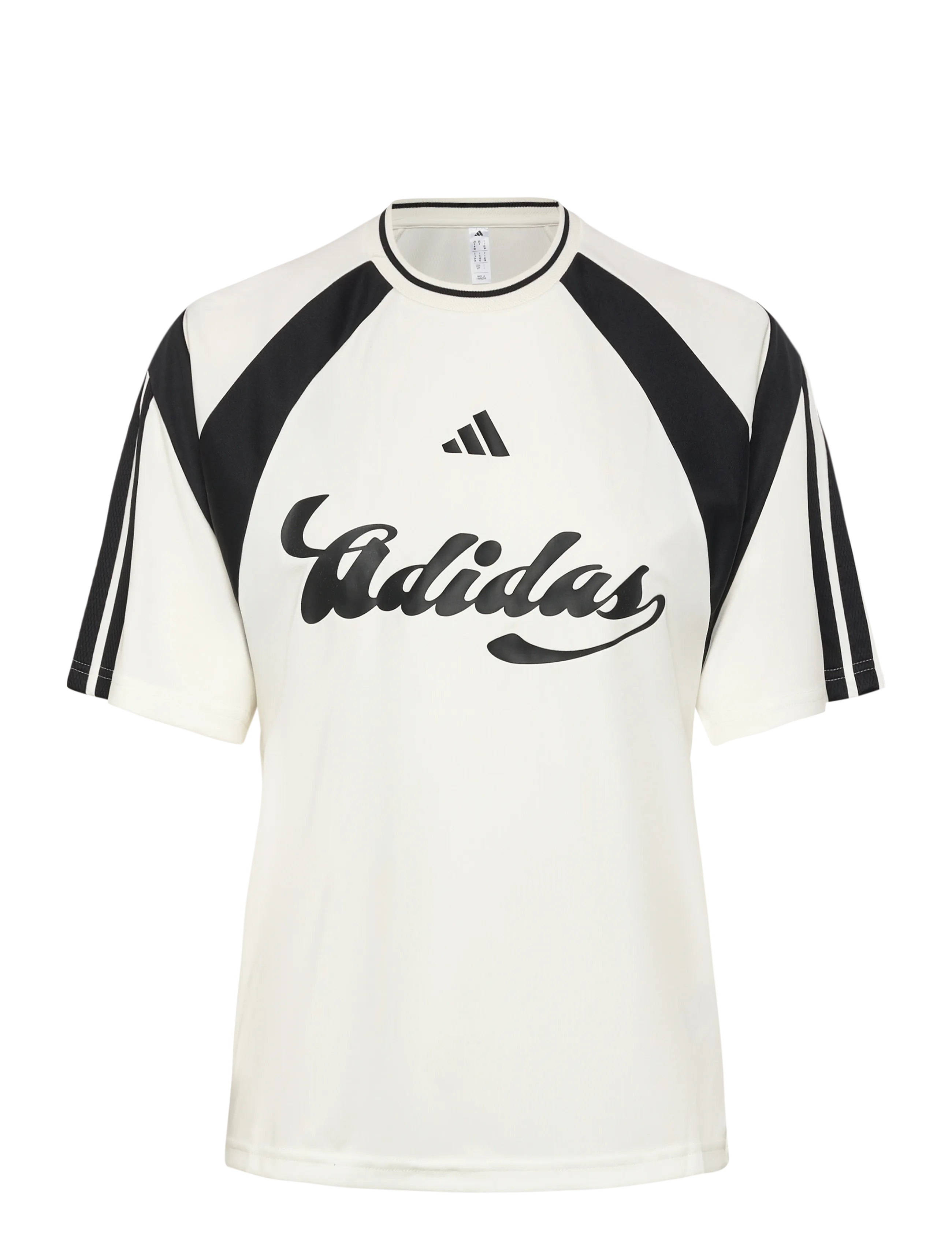 adidas Sportswear W HER TEE - T-Shirts - OWHITE/BLACK / white